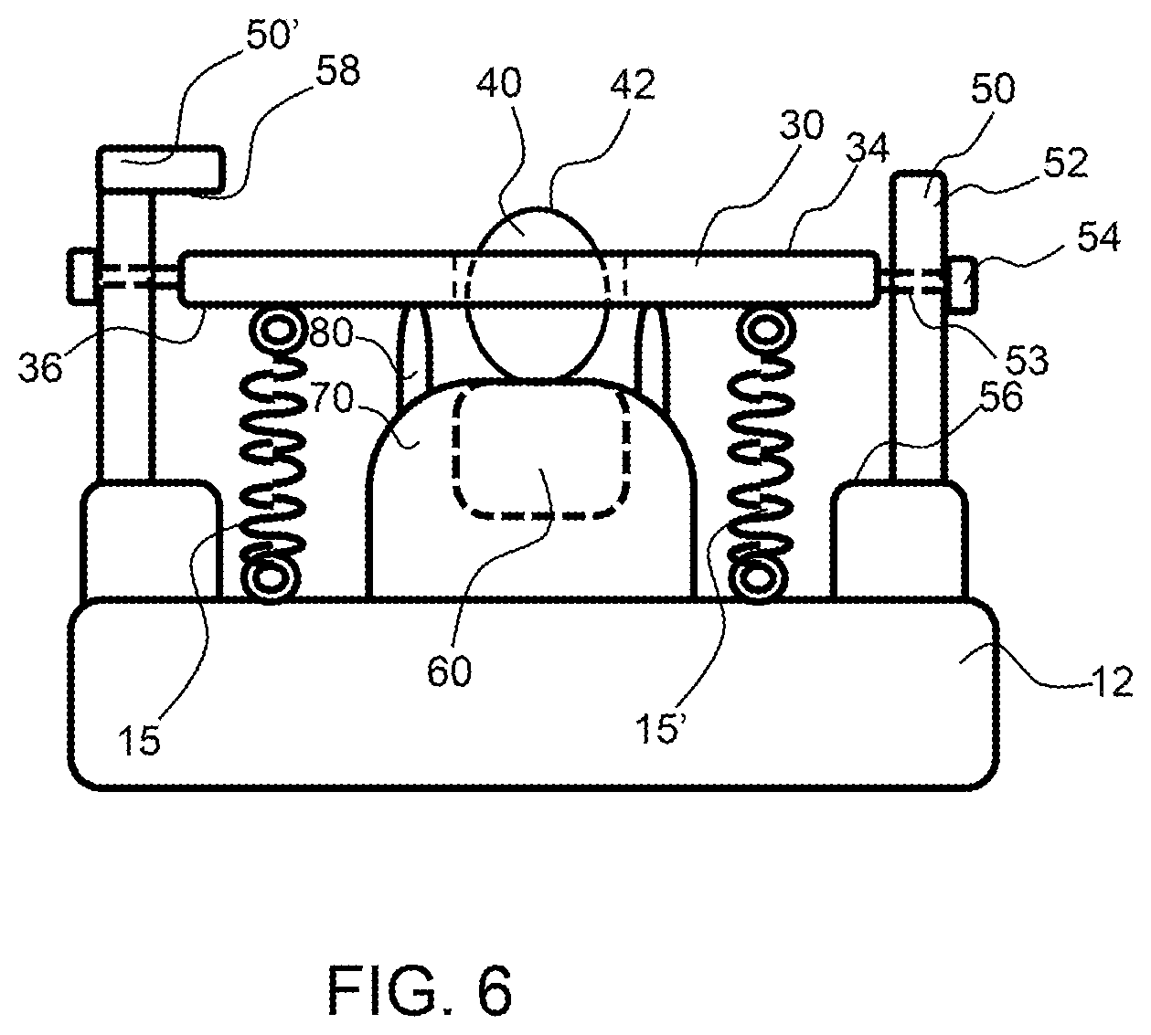 Patent US12599539 Figure 6 – Therapeutic massage device