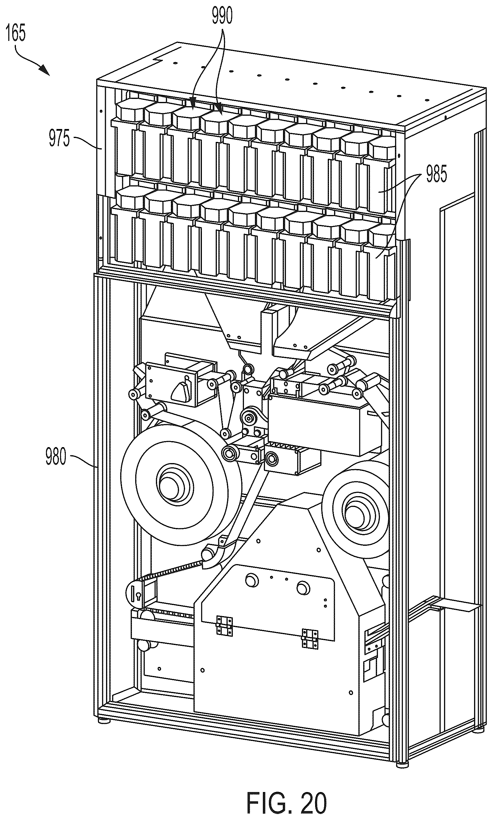 Patent US12599542 Figure 19 – Pharmaceutical counting and packaging device