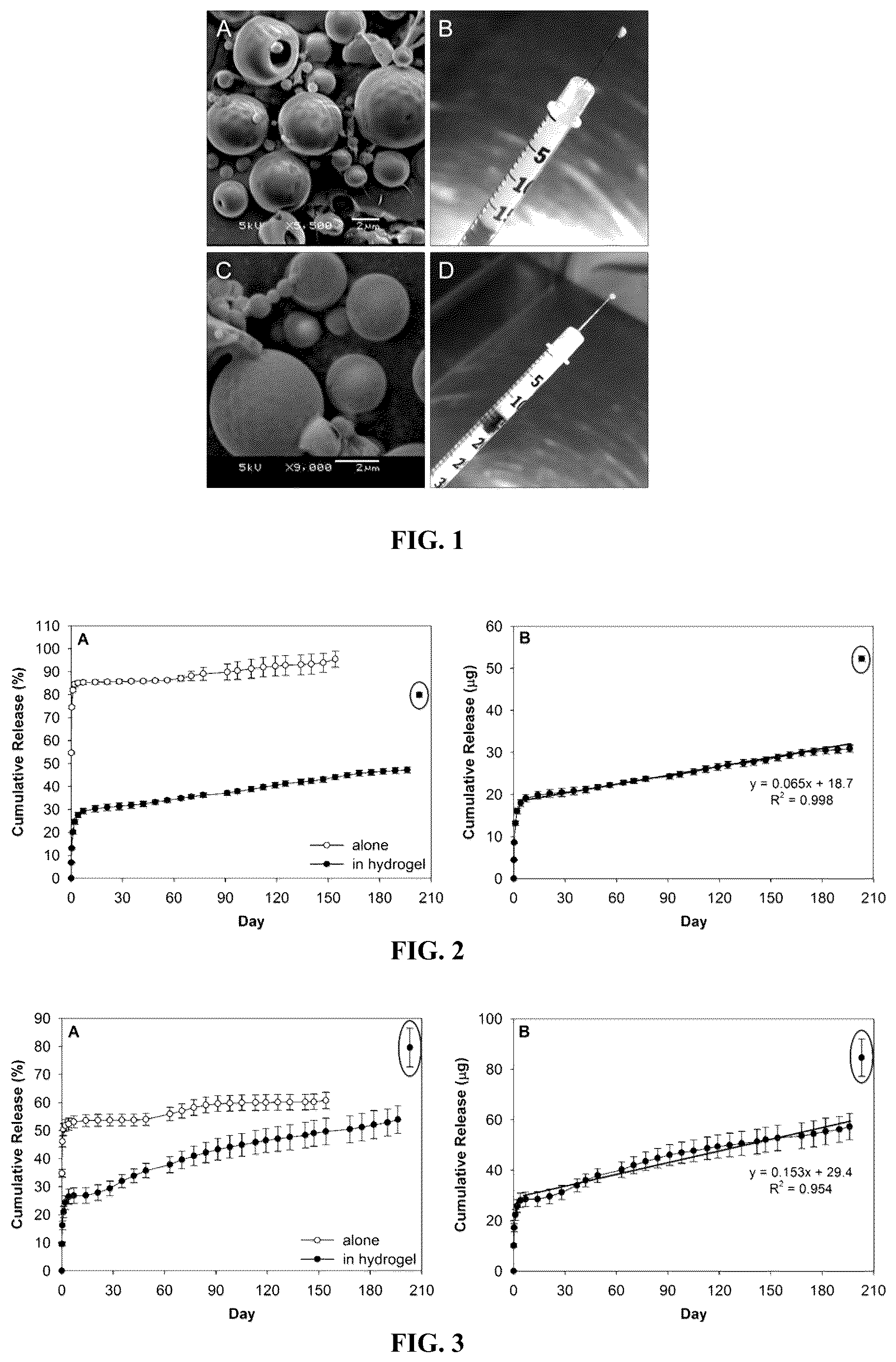 Patent US12599570 Figure 1 – Biodegradable extended release microsphere-hydrogel ocular drug delivery system and method
