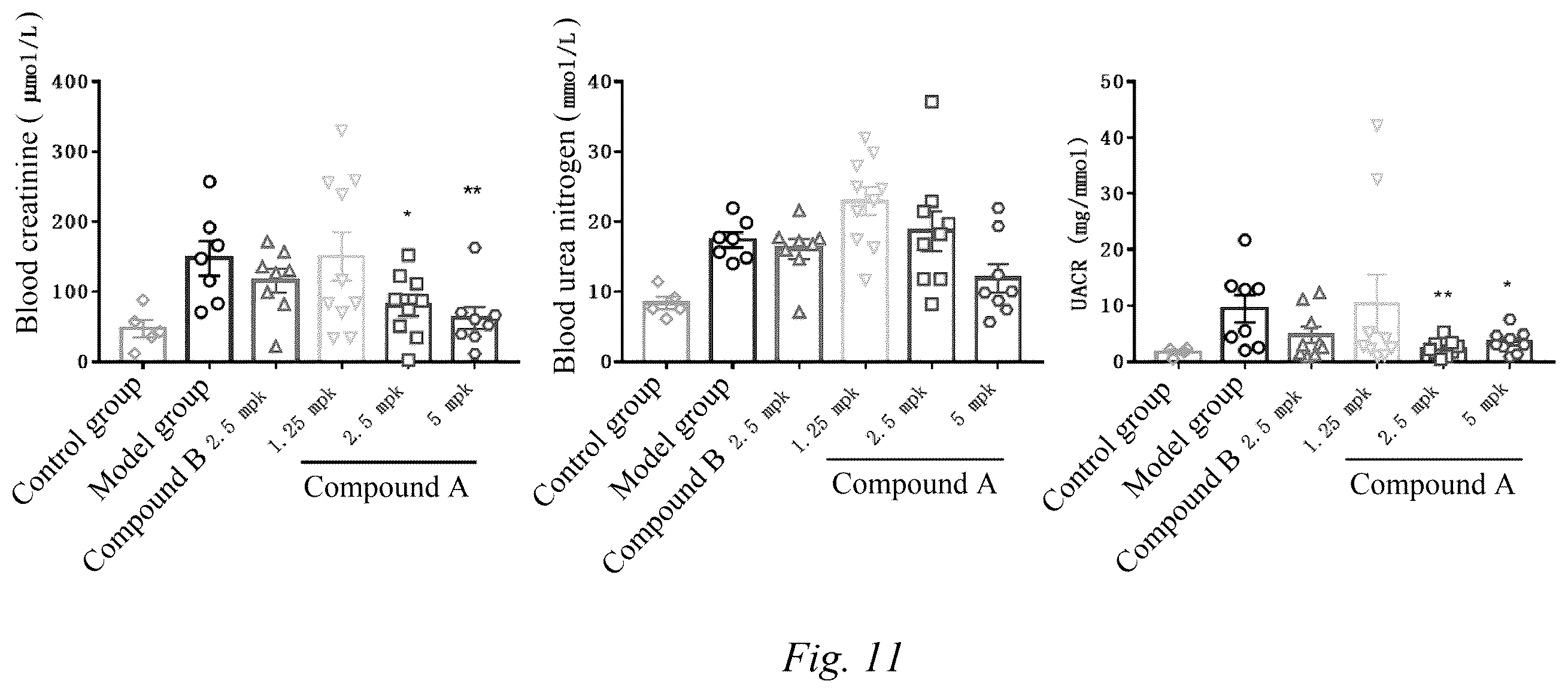 Patent US12599604 Figure 4 – Application of JAK inhibitor in kidney disease