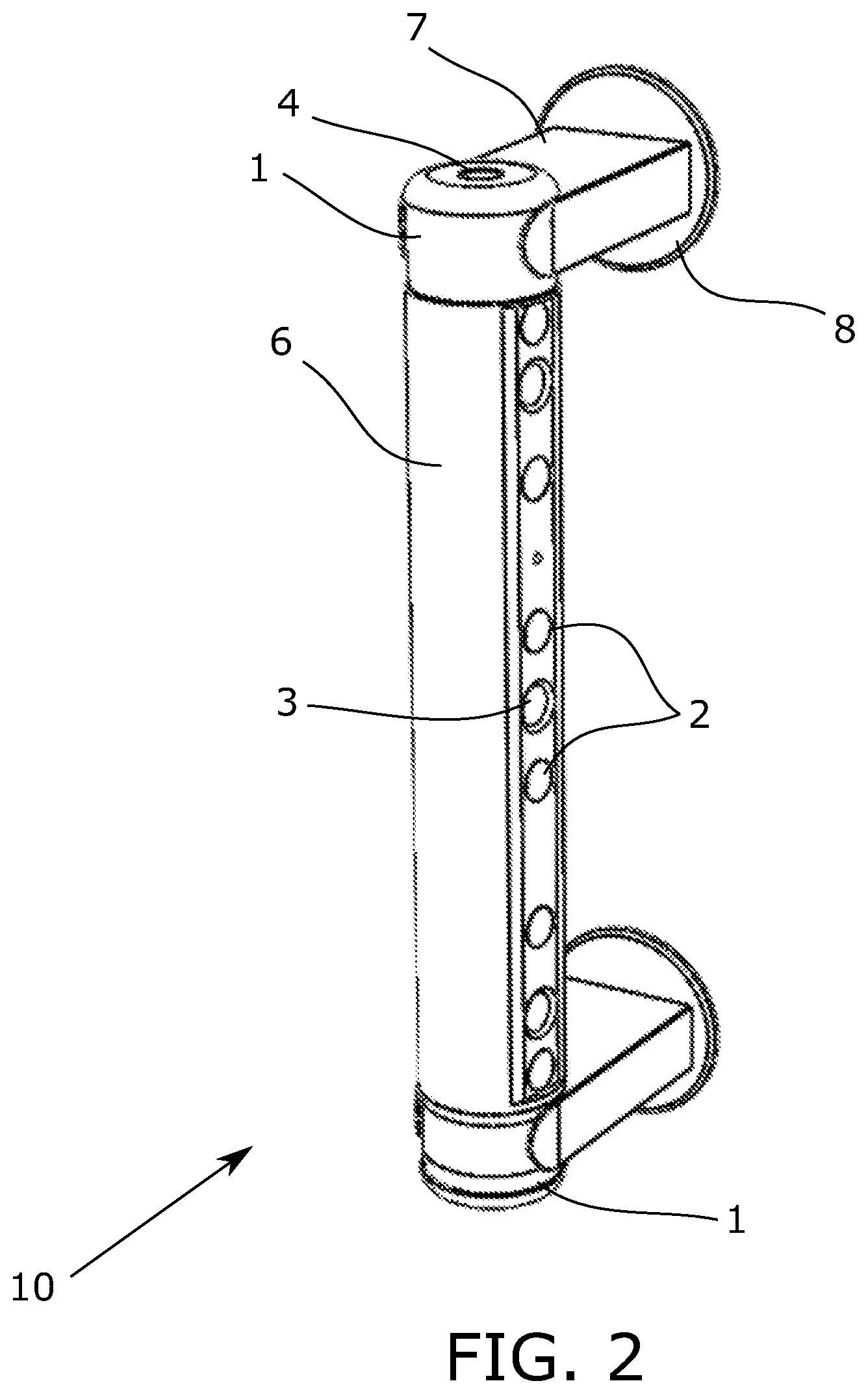 Patent US12599688 Figure 2 – Ultraviolet light decontamination assembly