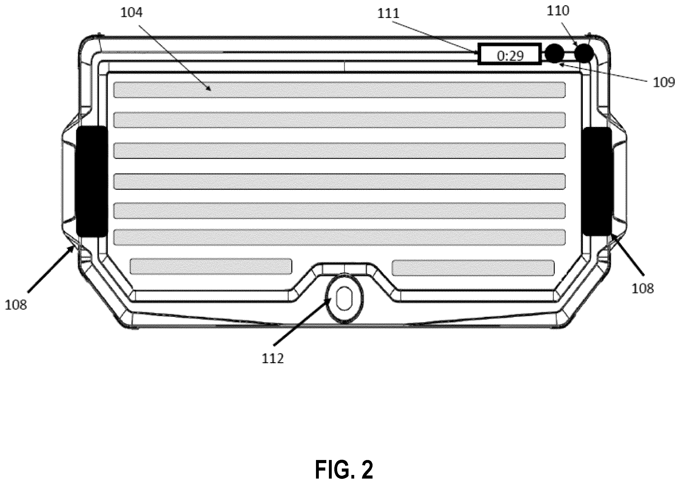 Patent US12599689 Figure 2 – Systems and methods for sterilizing gaming equipment