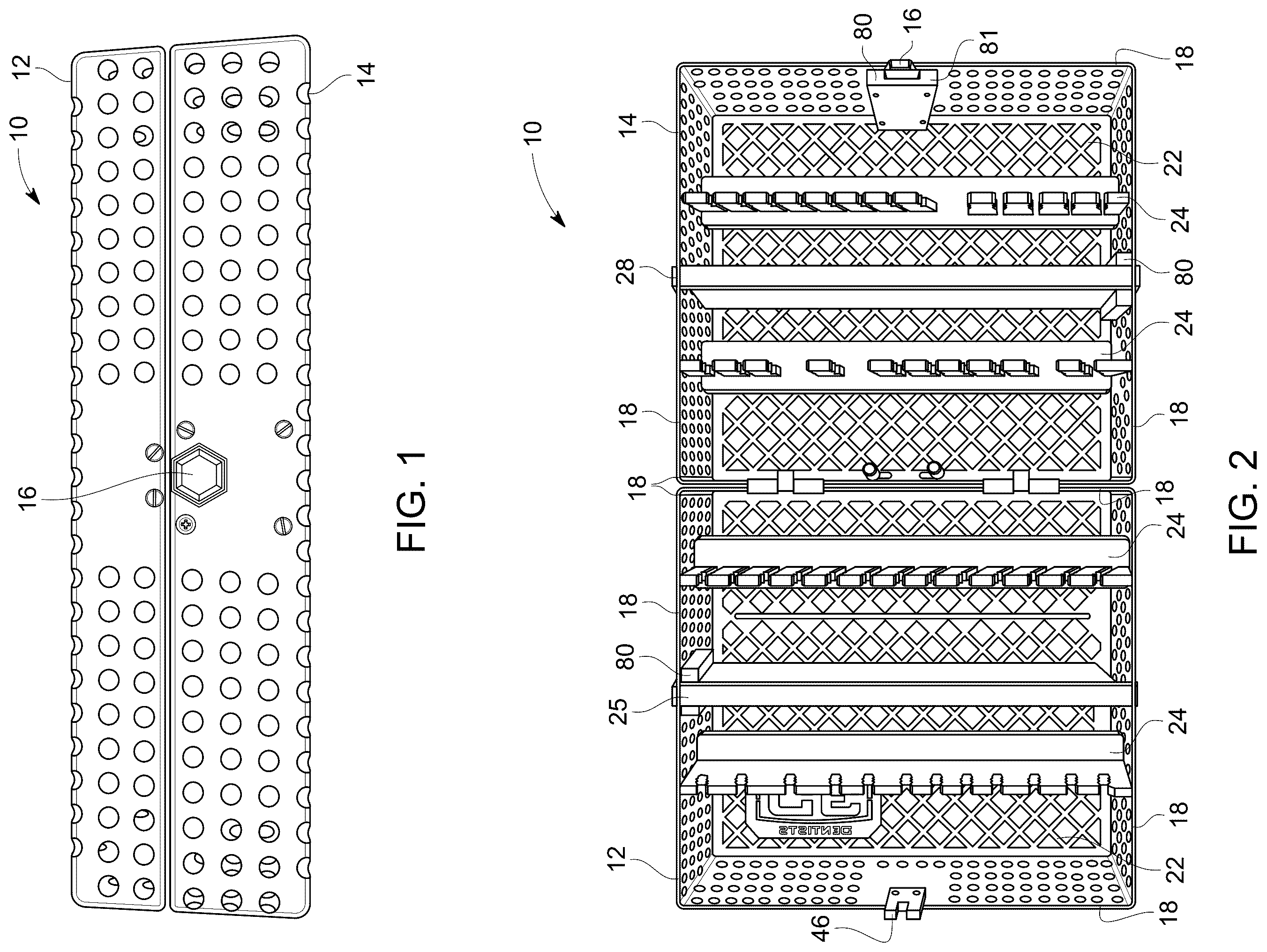 Patent US12599690 Figure 1 – Medical or dental cassette