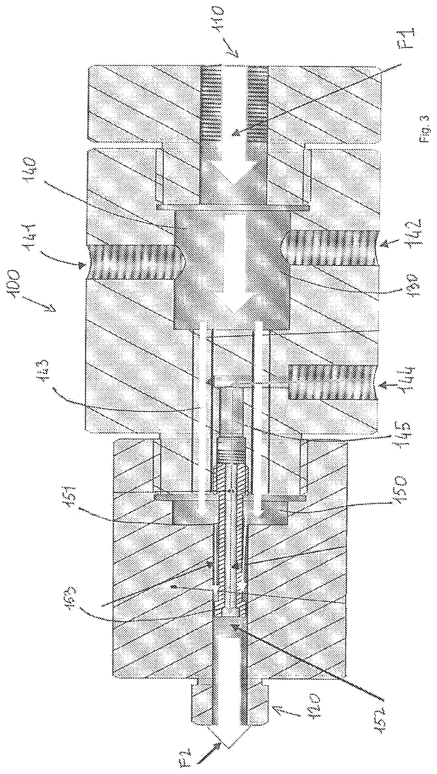 Patent US12599691 Figure 3 – Method and device for disinfecting and cleaning enclosed spaces in particular, such as a passenger compartment on a means of transport
