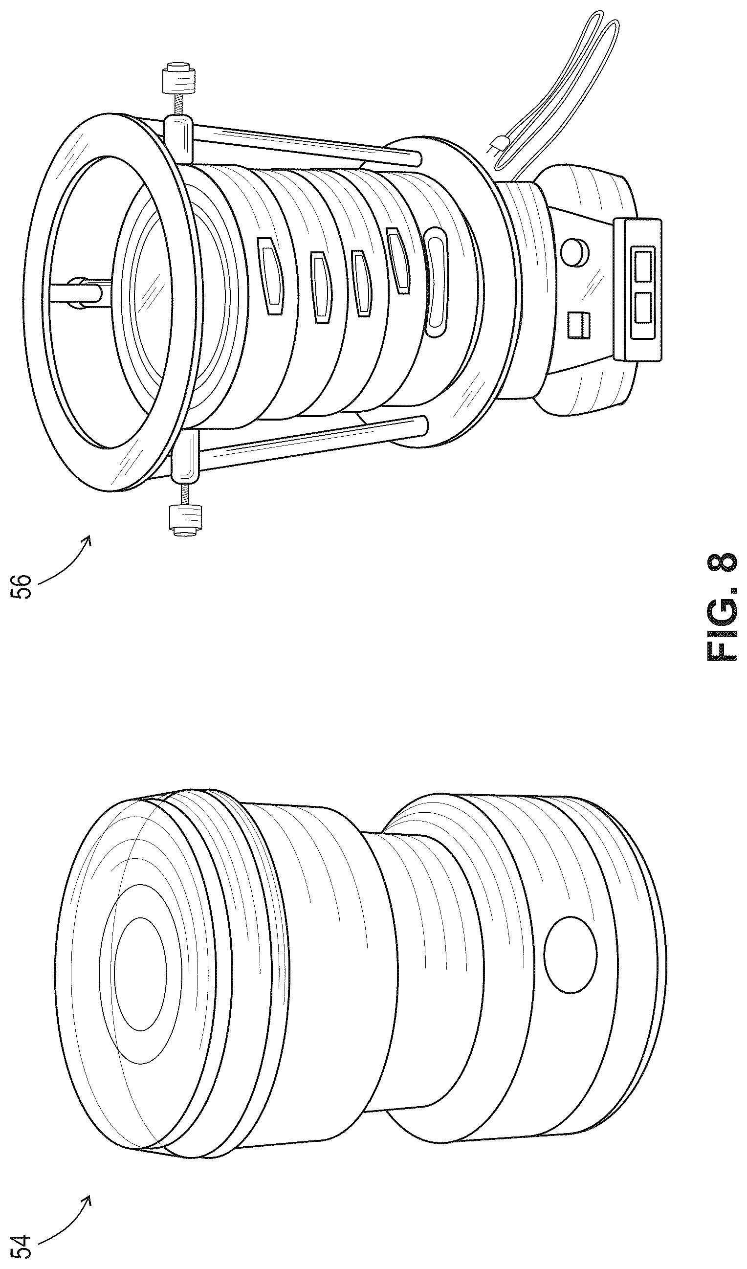 Patent US12599696 Figure 8 – Hydratable and flowable implantable compositions and methods of making and using them