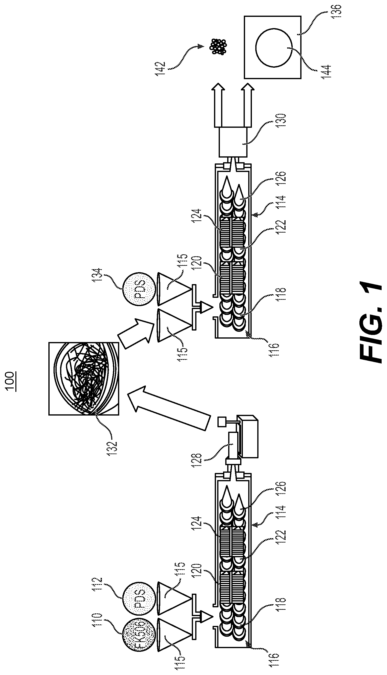 Patent US12599701 Figure 1 – Drug delivery system and methods of using the same