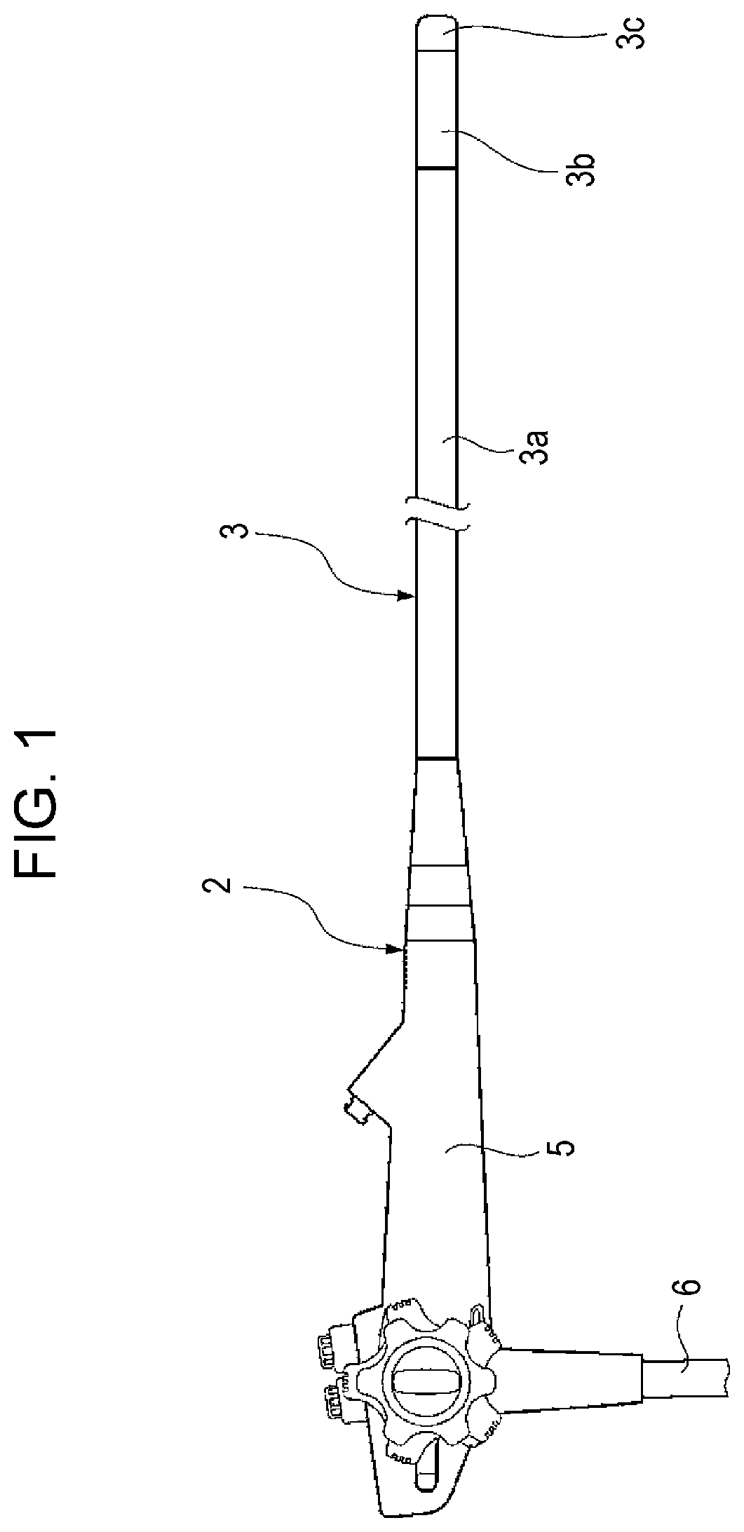 Patent US12599704 Figure 1 – Endoscopic flexible tube, endoscopic medical apparatus, and endoscopic-flexible-tube-base-covering material