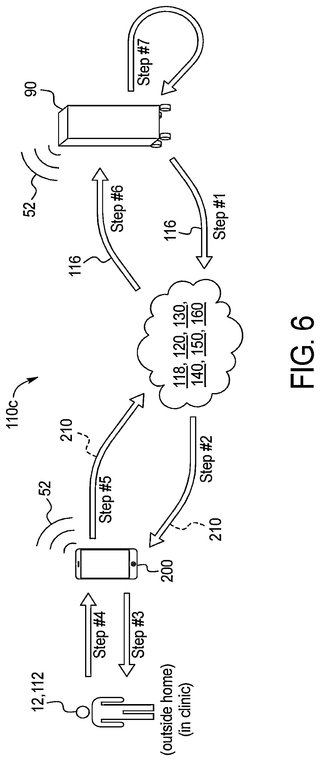 Patent US12599709 Figure 6 – Medical fluid delivery system including remote machine updating and control