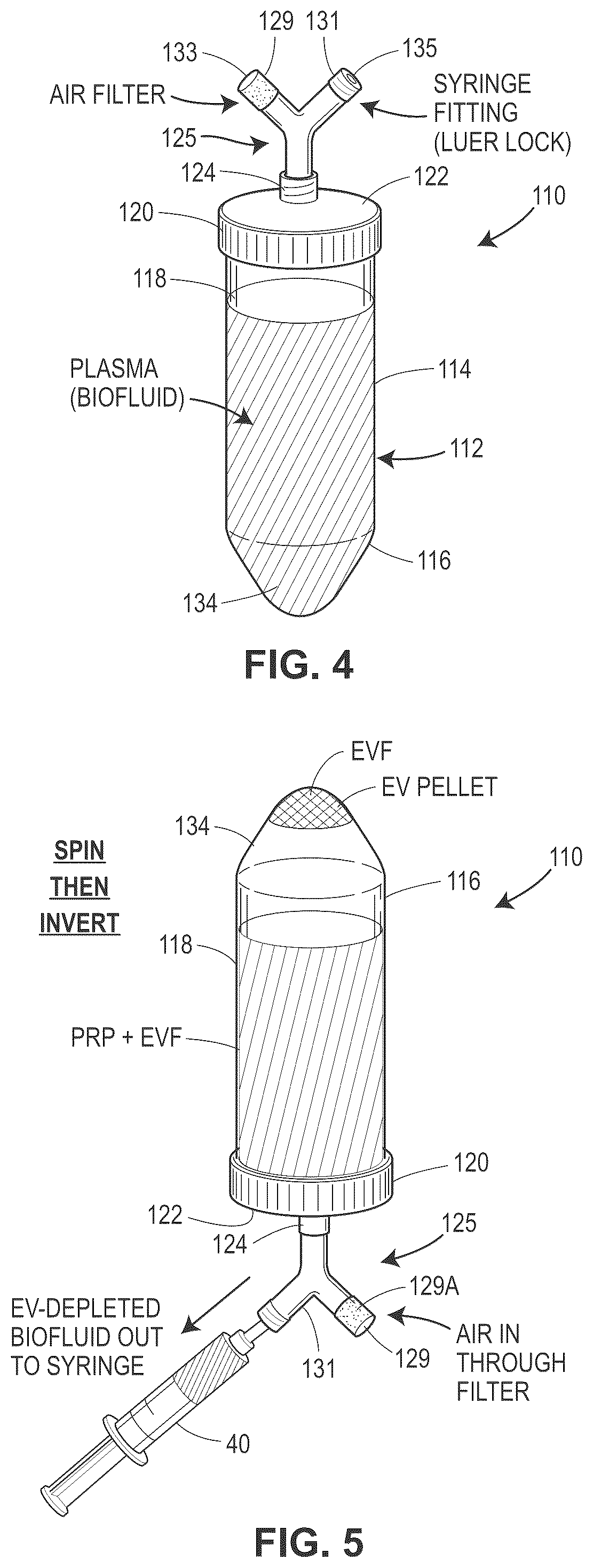 Patent US12599711 Figure 4 – Device and method of isolating extracellular vesicles