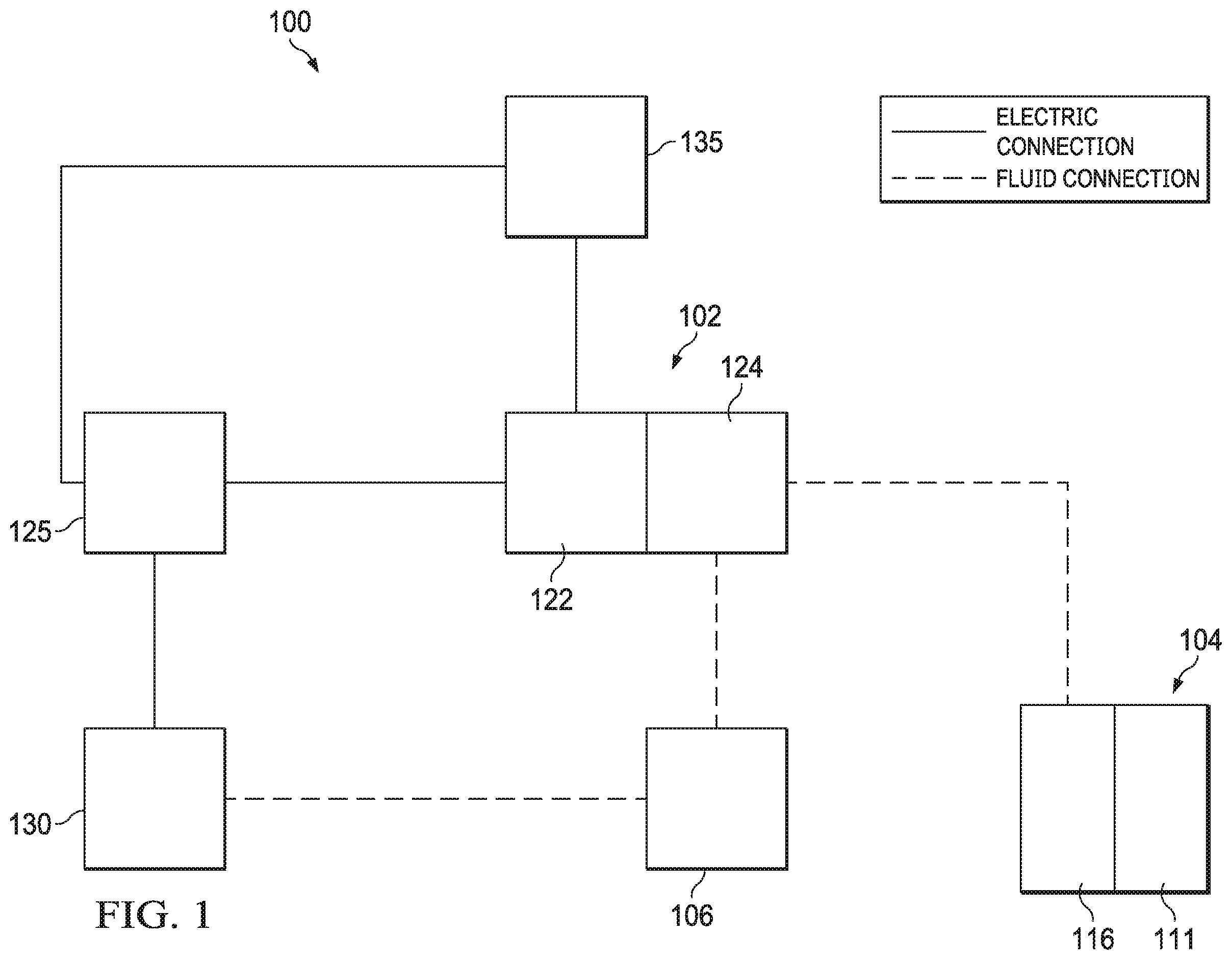 Patent US12599712 Figure 1 – Electro-mechanical pump controller for negative-pressure treatment
