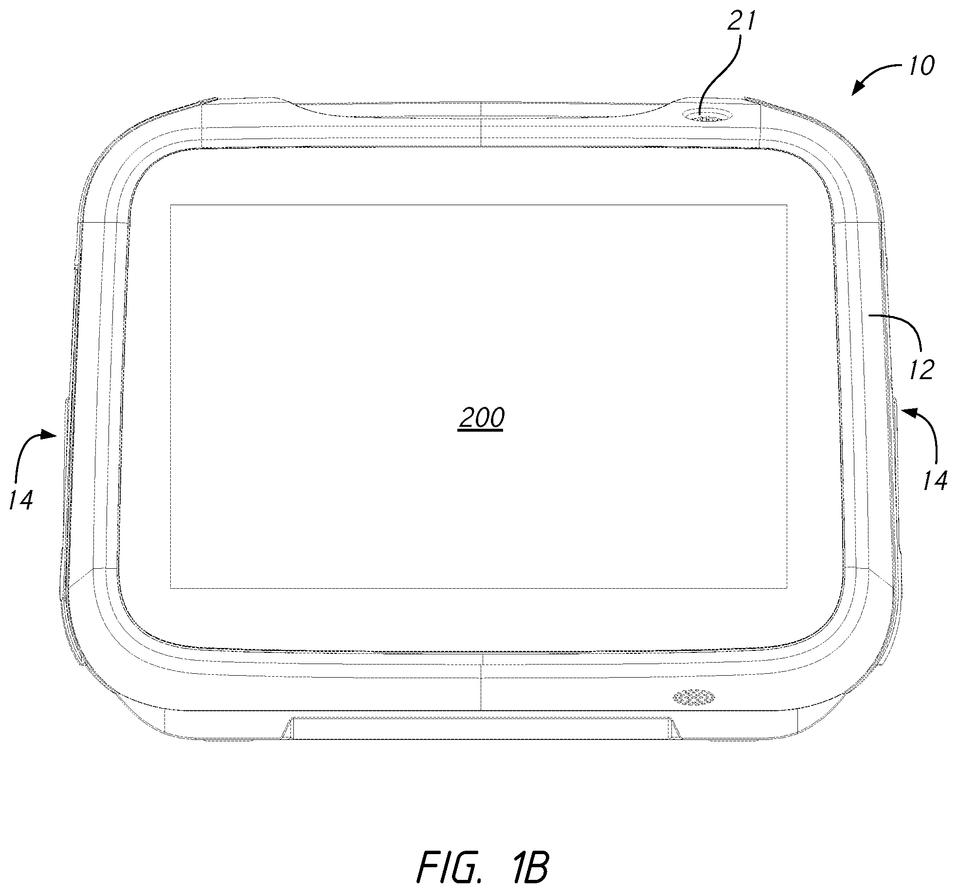 Patent US12599716 Figure 2 – Intravenous infusion pump with cassette insertion and pump control user interface