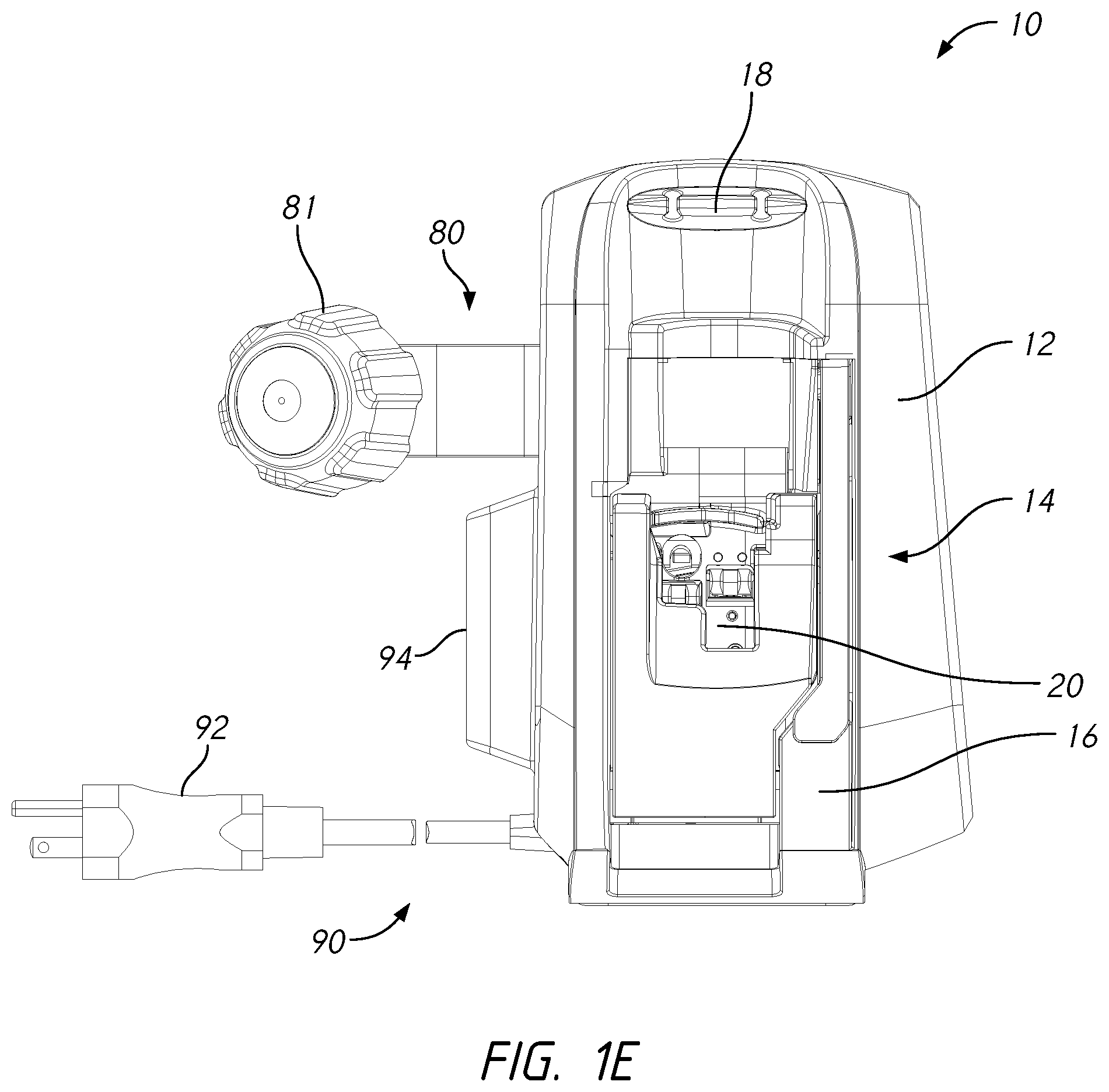 Patent US12599716 Figure 5 – Intravenous infusion pump with cassette insertion and pump control user interface