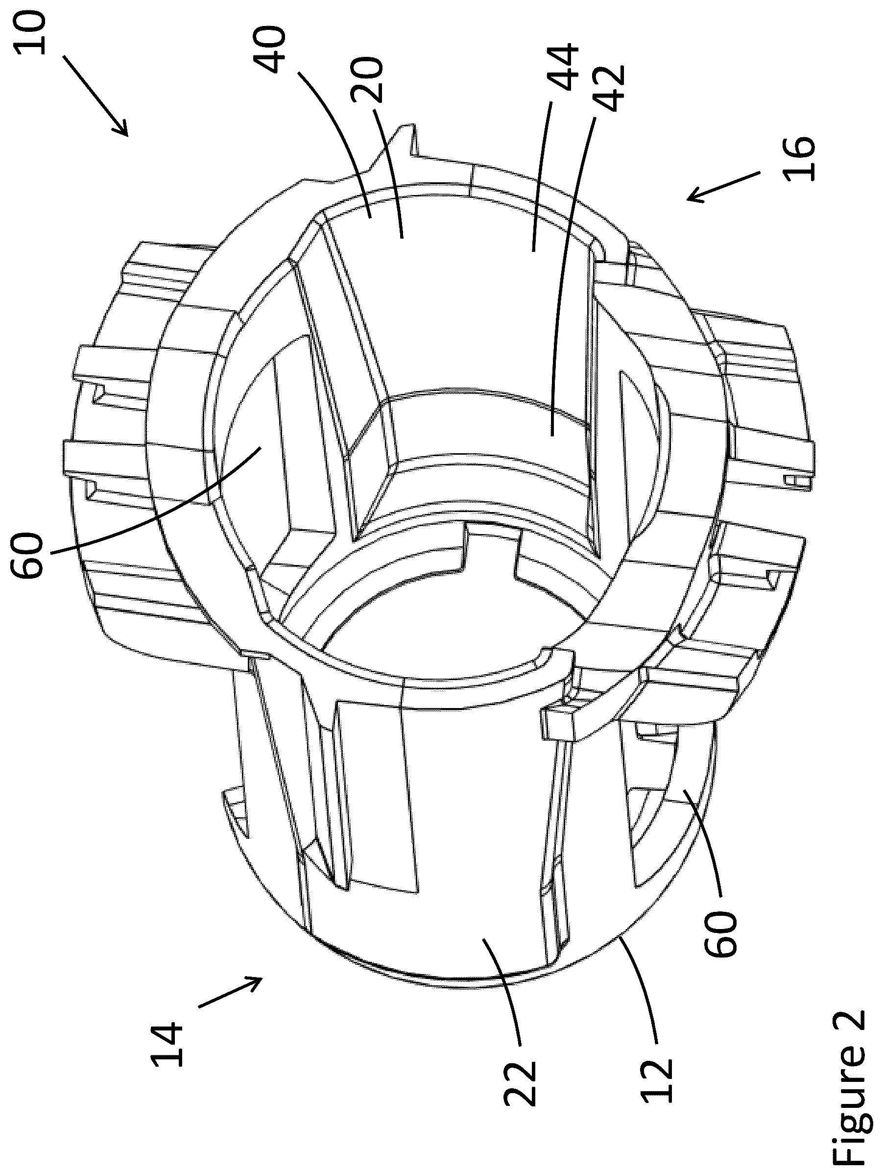 Patent US12599722 Figure 2 – Syringe holder