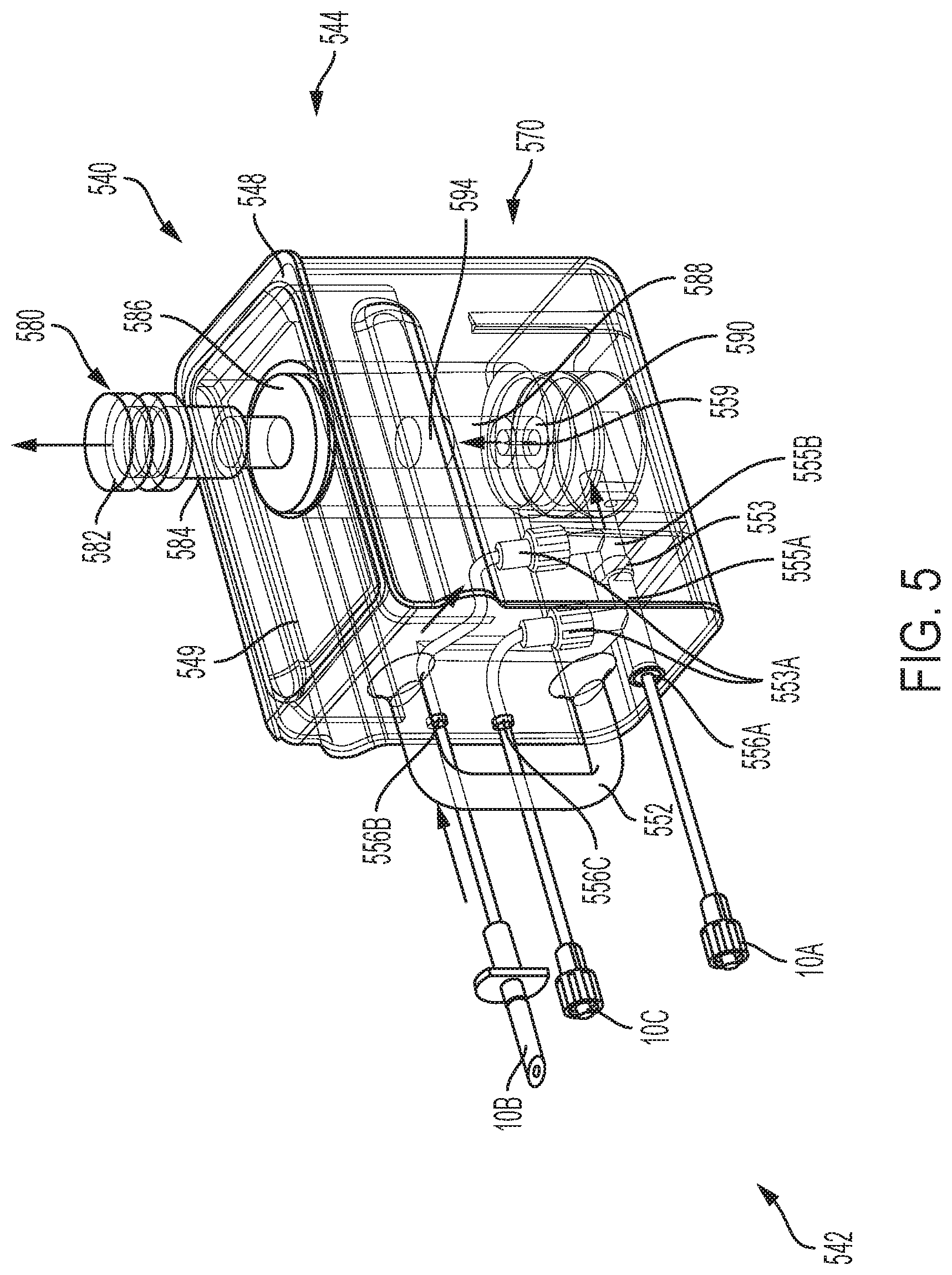 Patent US12599723 Figure 5 – Vial geometries for optimal mixing