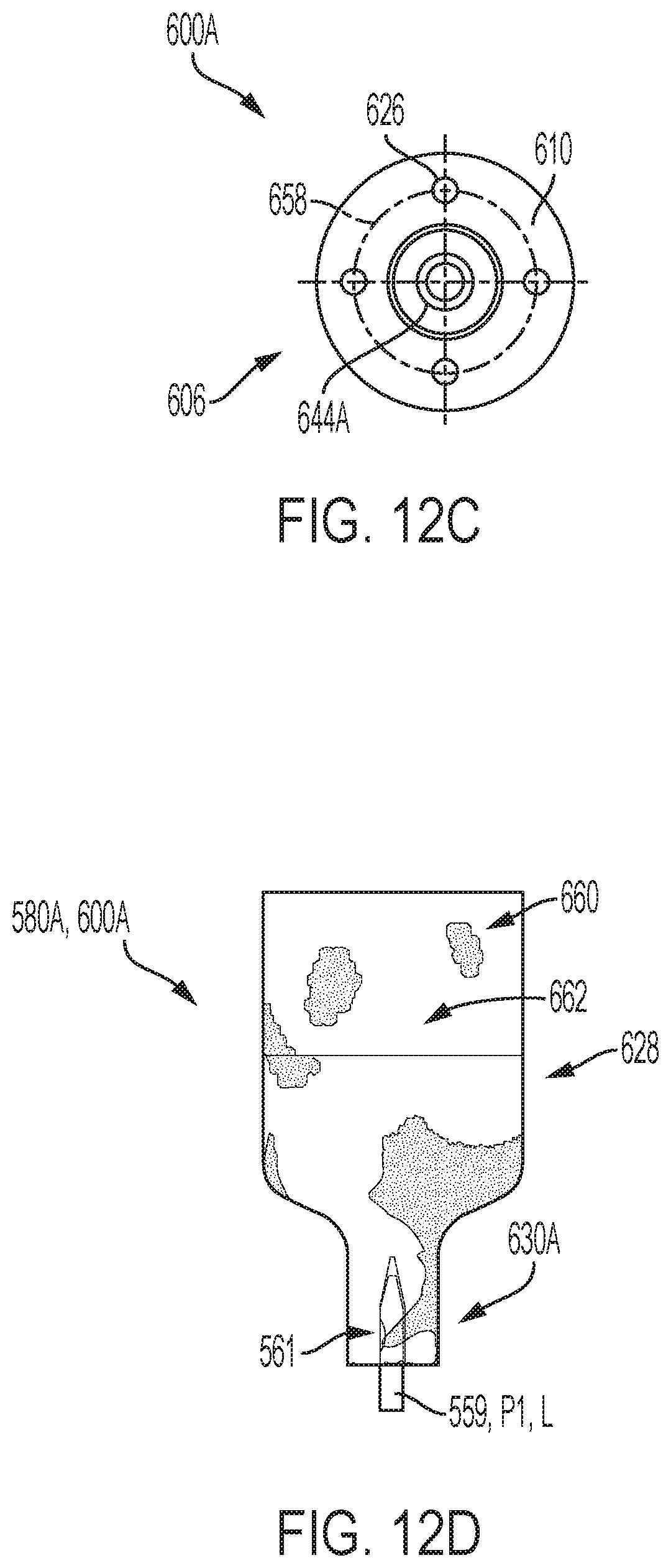 Patent US12599723 Figure 14 – Vial geometries for optimal mixing