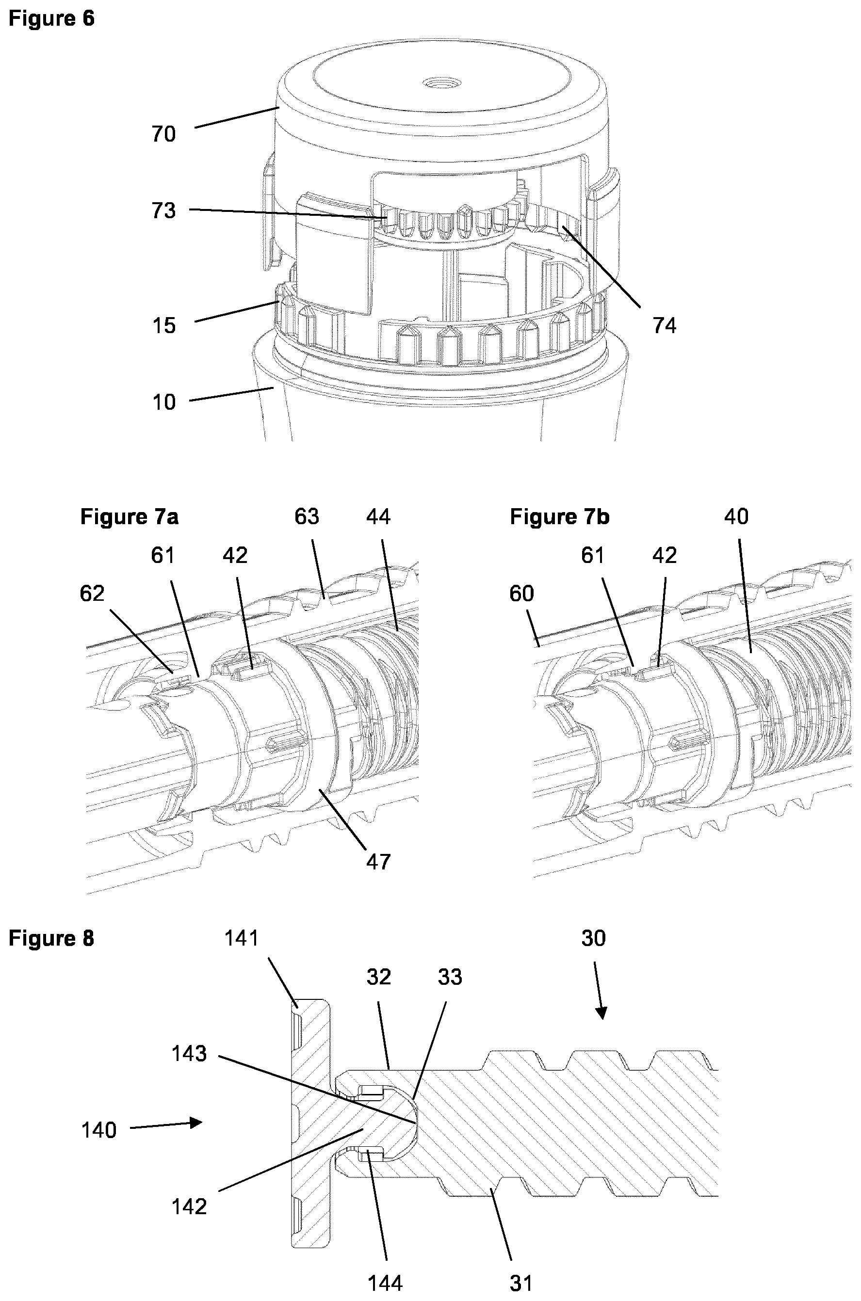 Patent US12599725 Figure 3 – Drive mechanism for an injection device