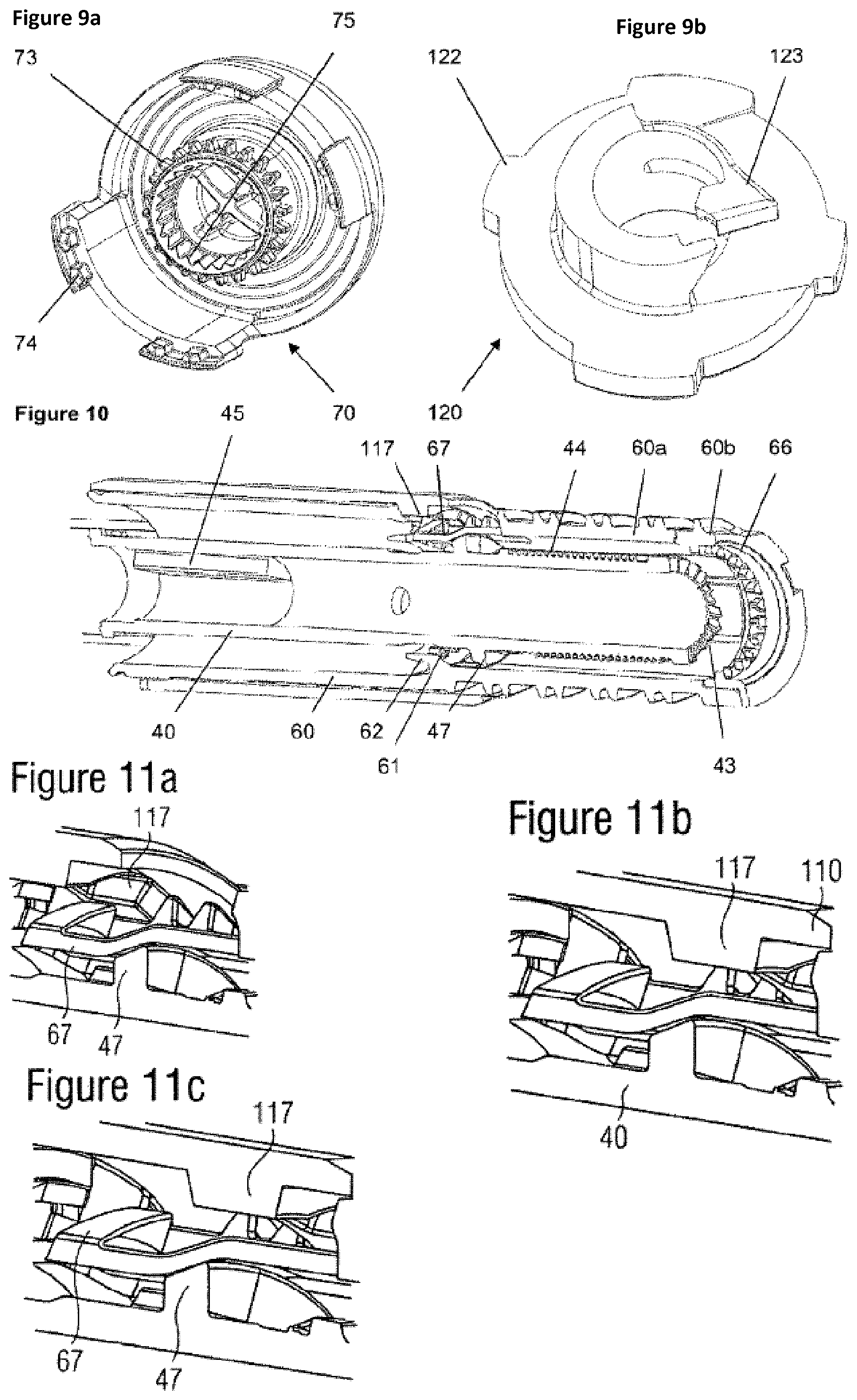 Patent US12599725 Figure 4 – Drive mechanism for an injection device