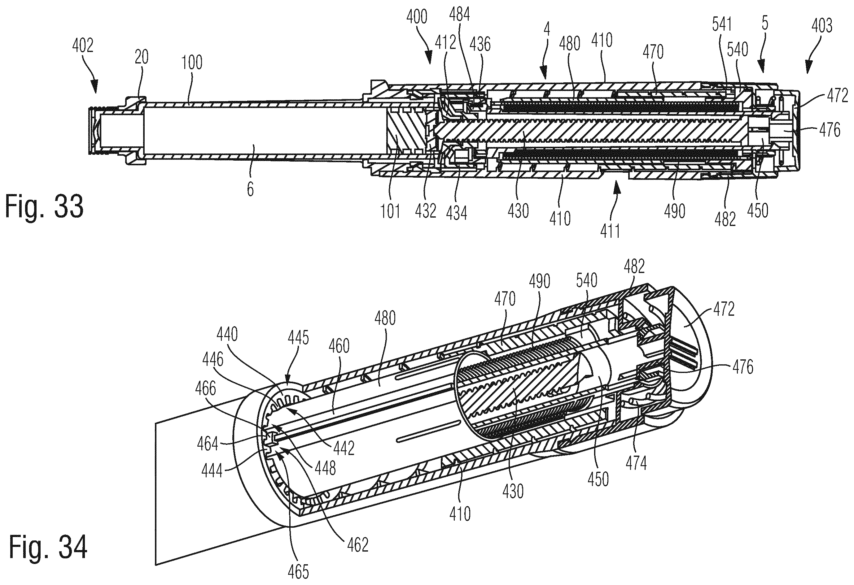 Patent US12599725 Figure 14 – Drive mechanism for an injection device