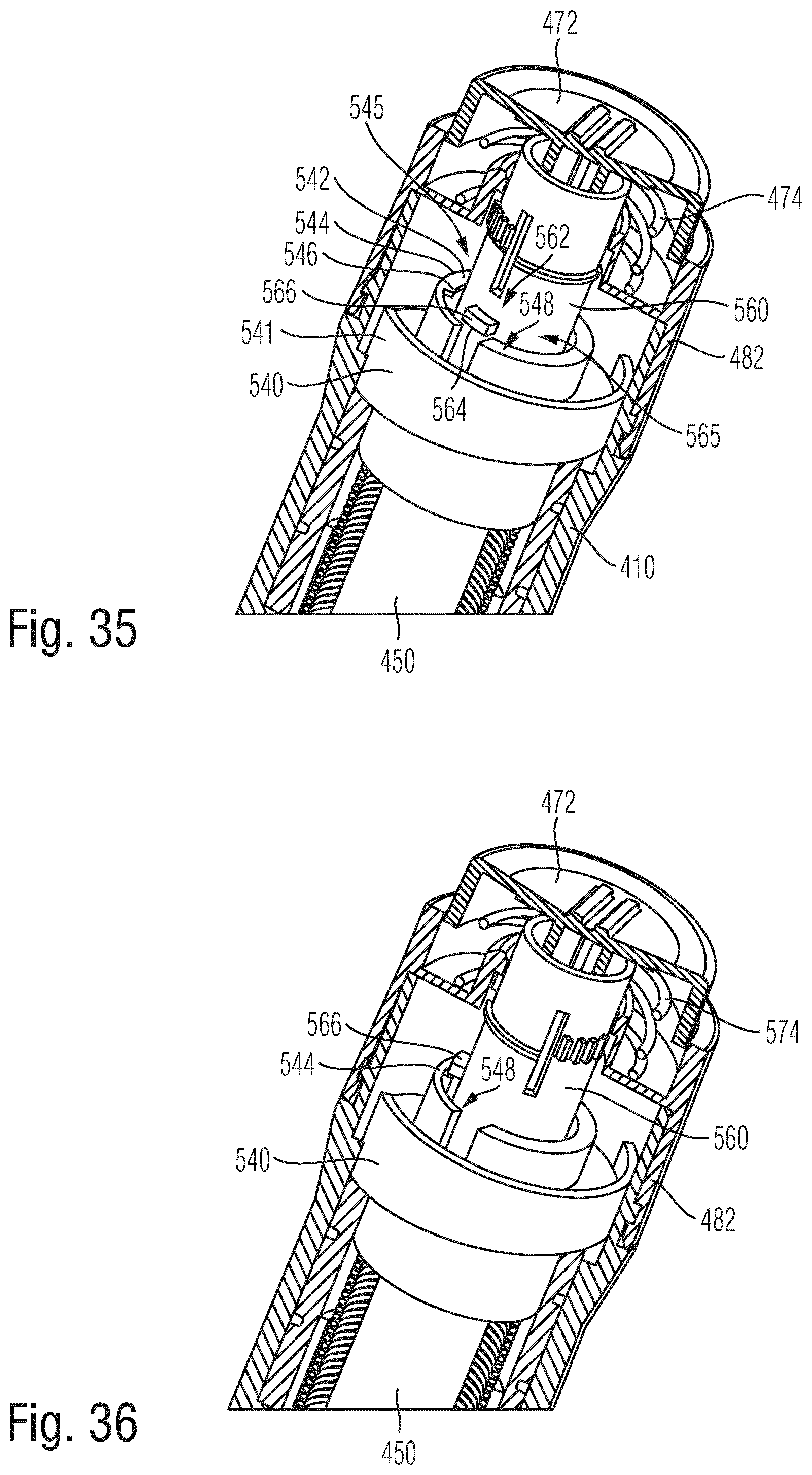 Patent US12599725 Figure 15 – Drive mechanism for an injection device
