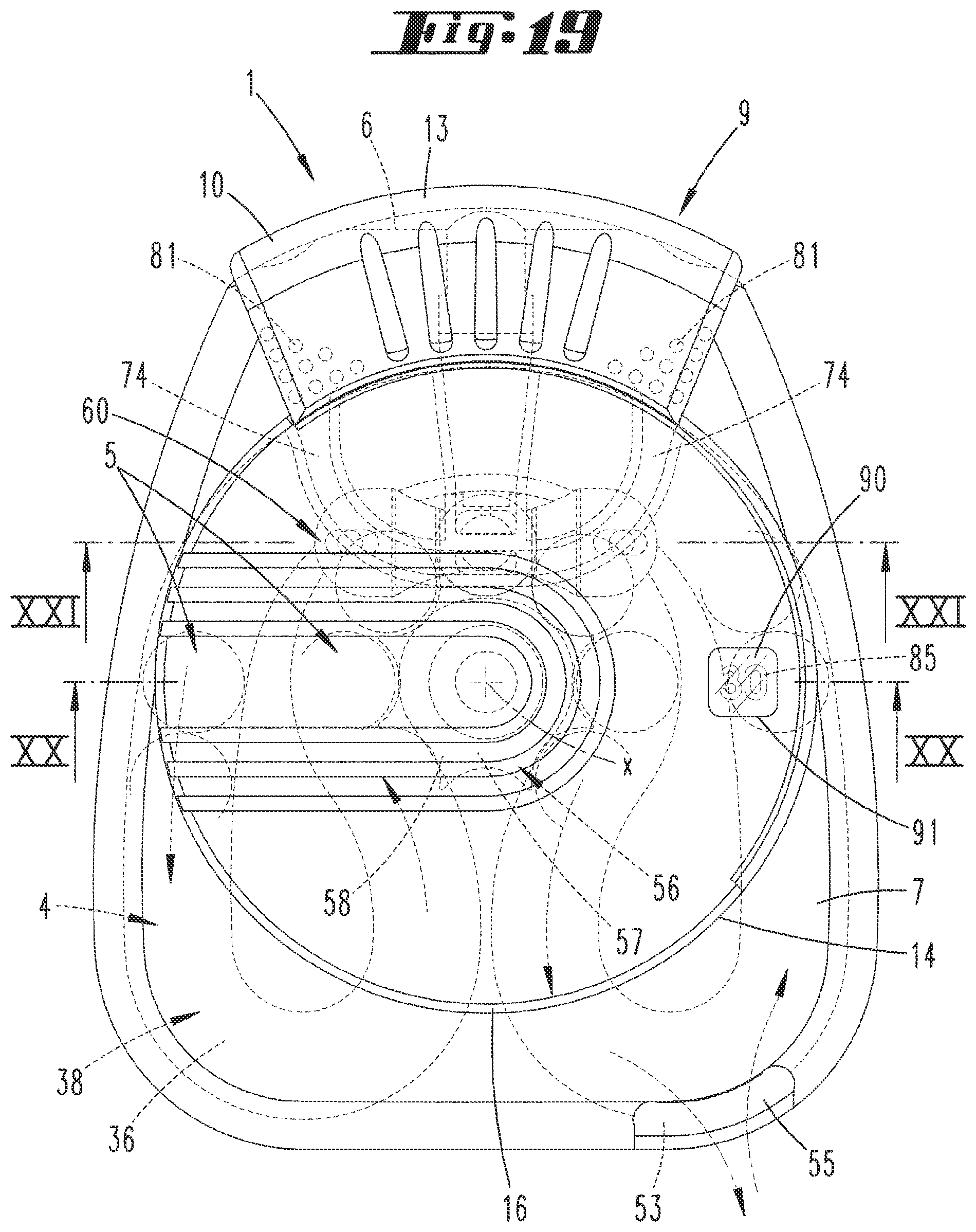 Patent US12599728 Figure 11 – Device for inhaling powder-type substances, substance container for a device of this type and method for filling a device of this type