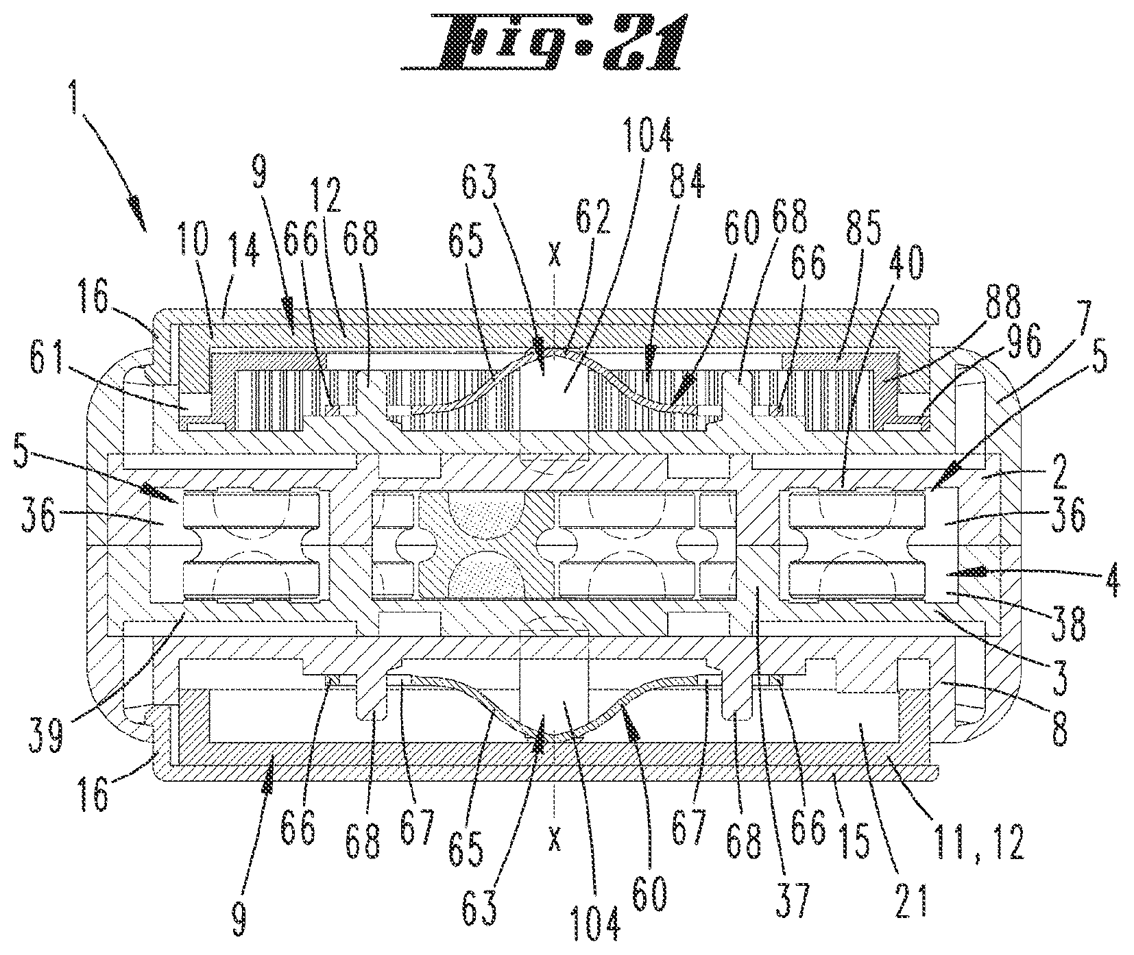 Patent US12599728 Figure 13 – Device for inhaling powder-type substances, substance container for a device of this type and method for filling a device of this type