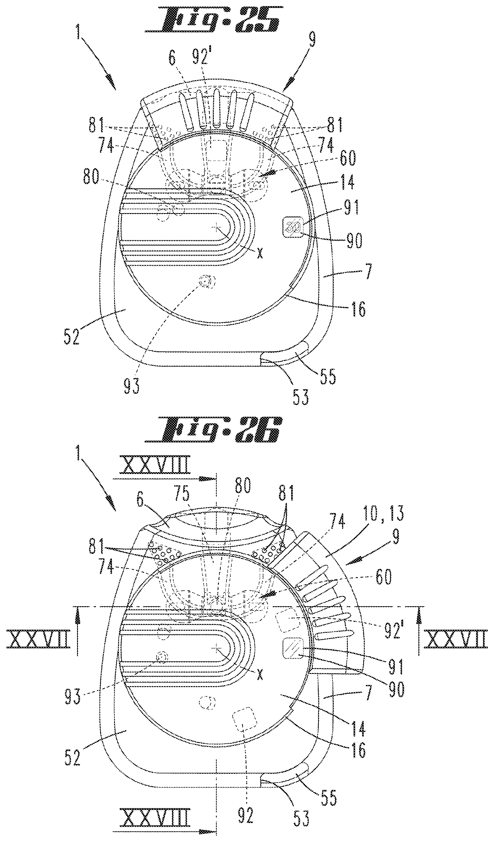 Patent US12599728 Figure 18 – Device for inhaling powder-type substances, substance container for a device of this type and method for filling a device of this type