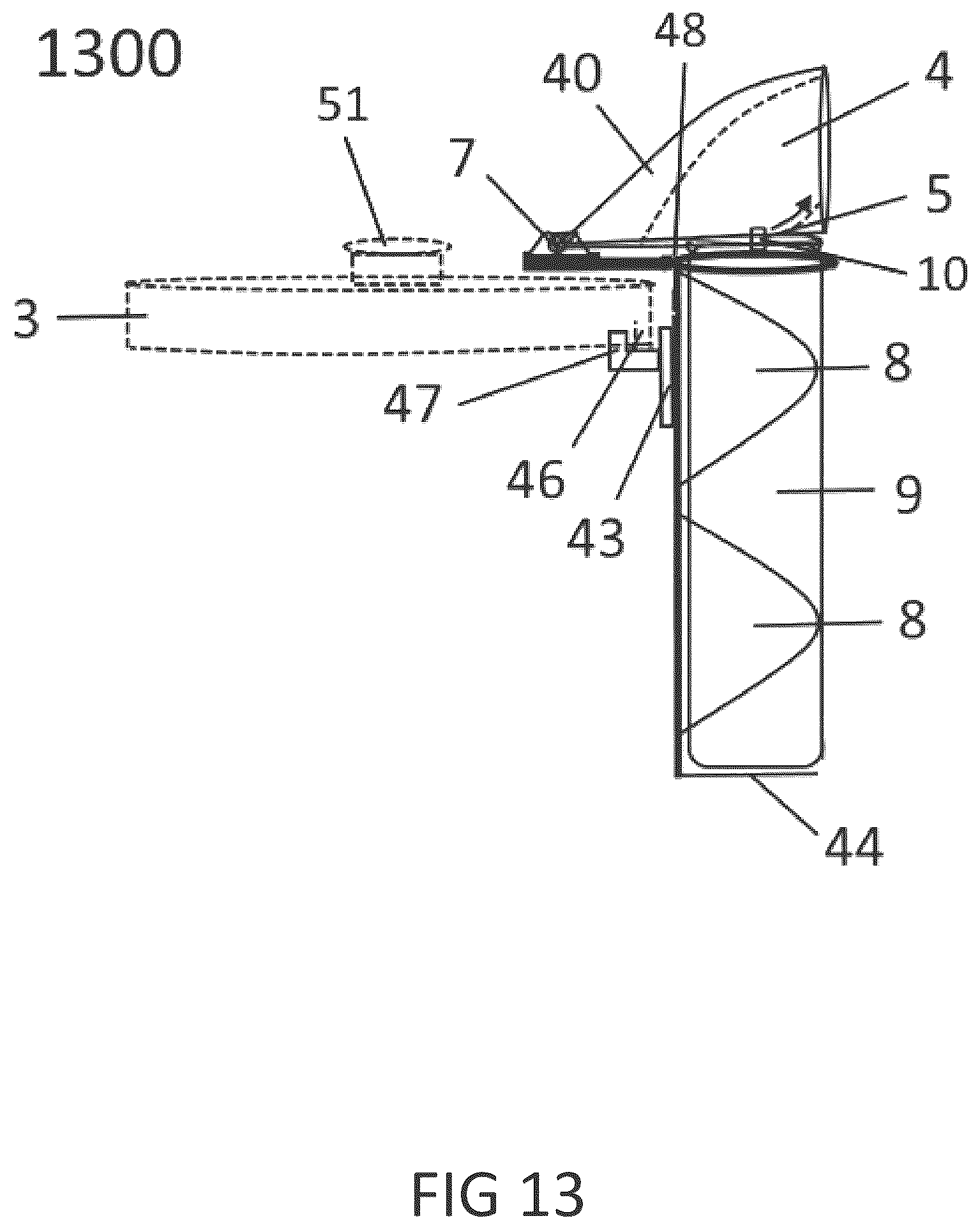 Patent US12599729 Figure 13 – Personal container with attachment mechanism