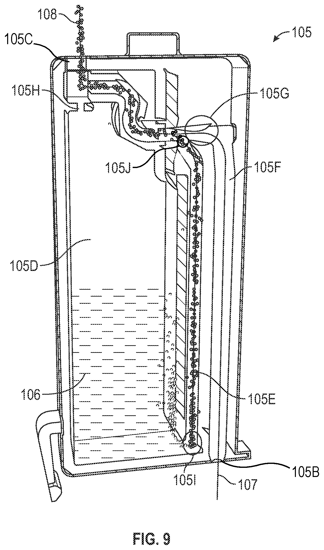 Patent US12599730 Figure 8 – System and method for a fluid dispersal cartridge
