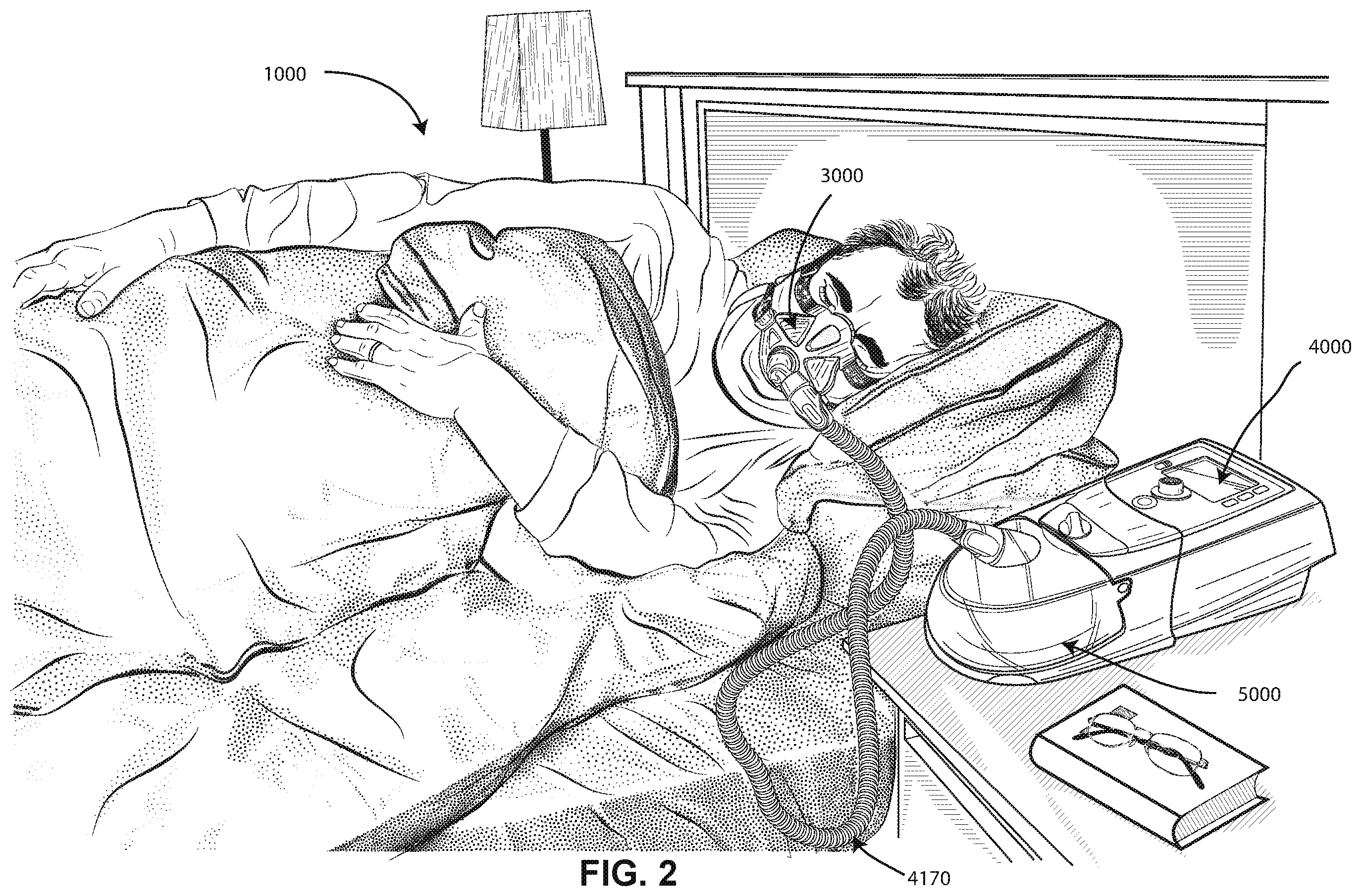 Patent US12599739 Figure 2 – Patient interface with foam cushion