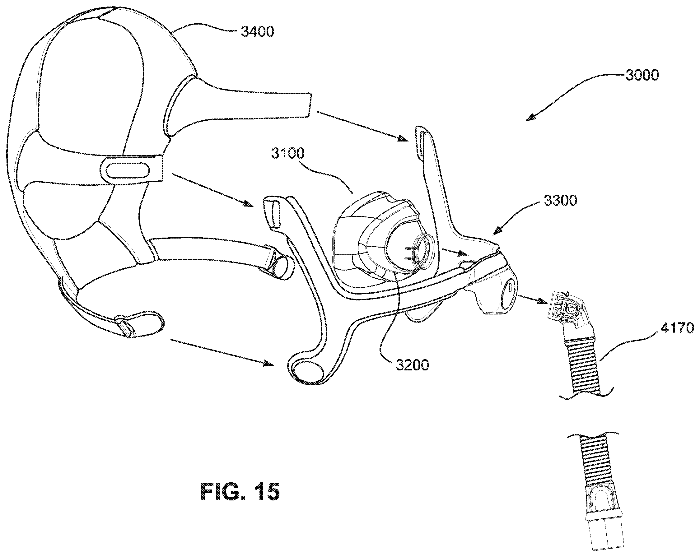 Patent US12599739 Figure 12 – Patient interface with foam cushion