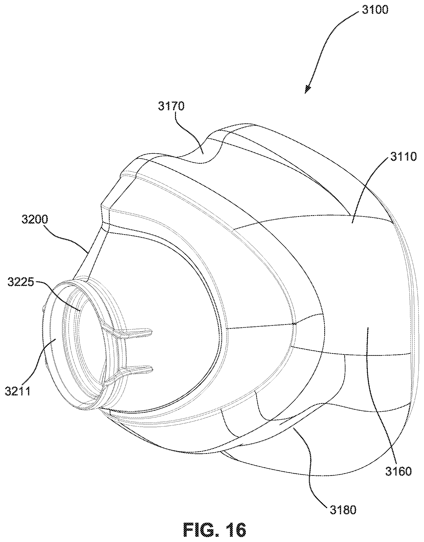 Patent US12599739 Figure 13 – Patient interface with foam cushion