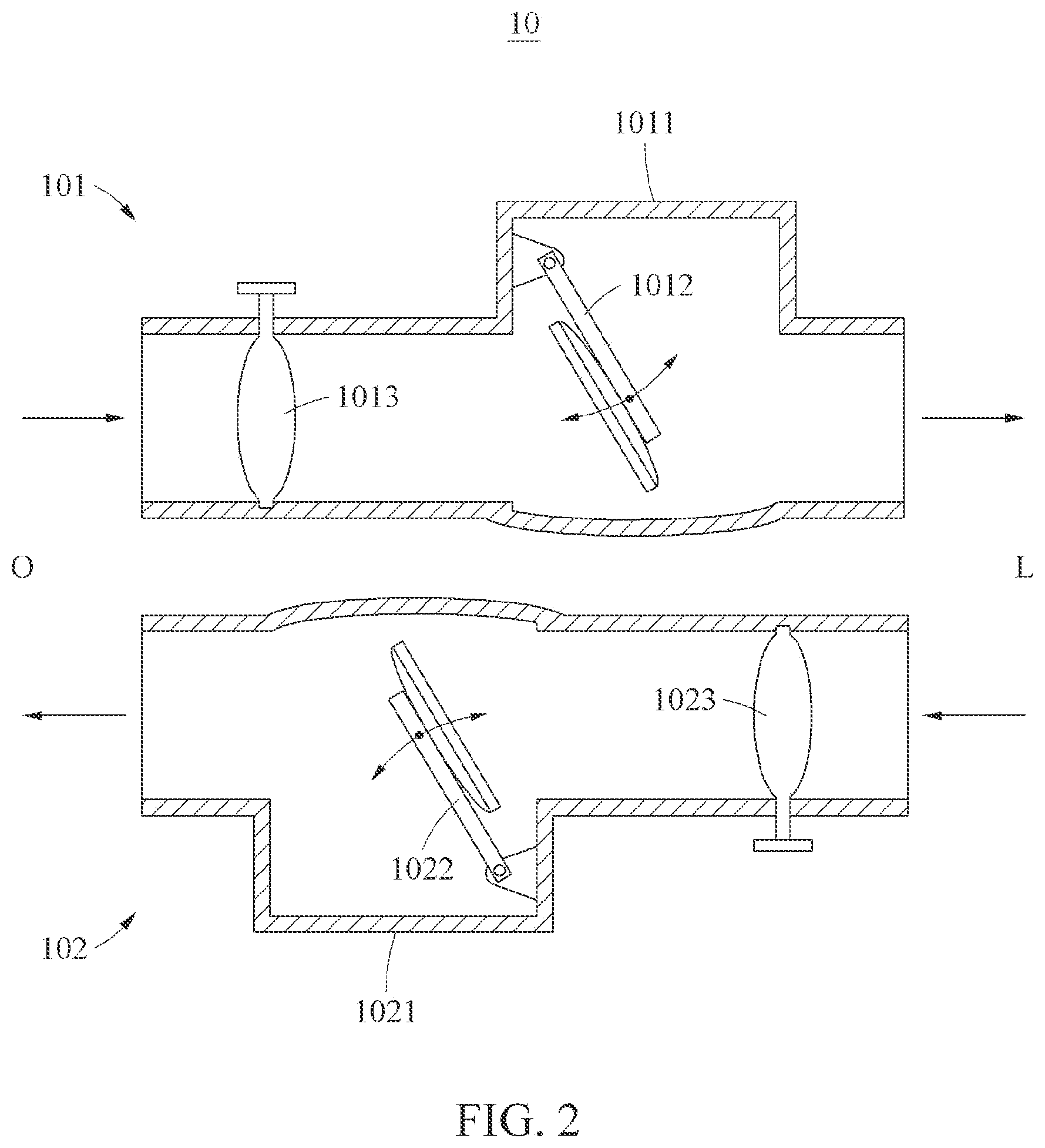 Patent US12599743 Figure 2 – Bidirectional flow-controllable artificial respirator