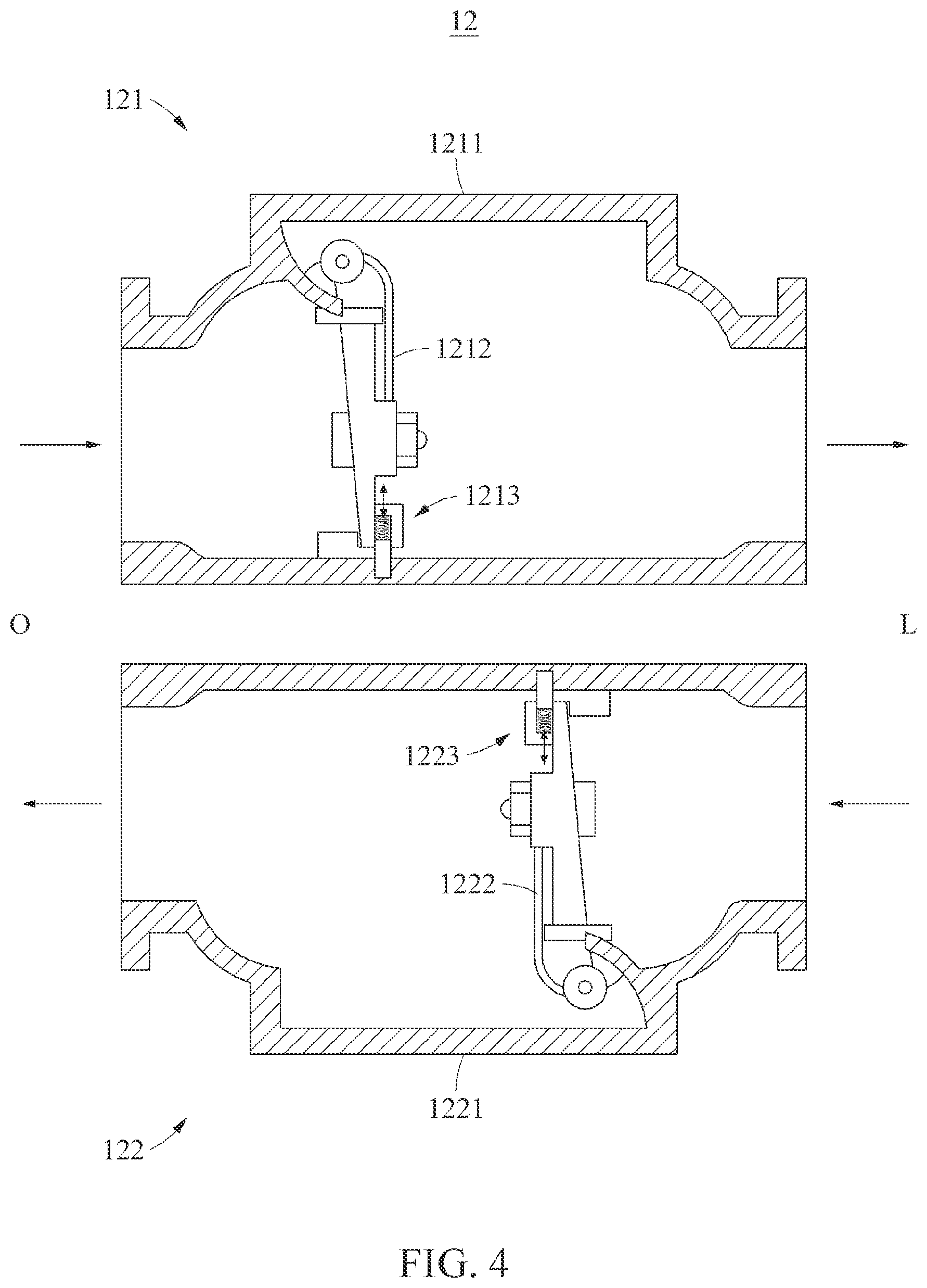 Patent US12599743 Figure 4 – Bidirectional flow-controllable artificial respirator