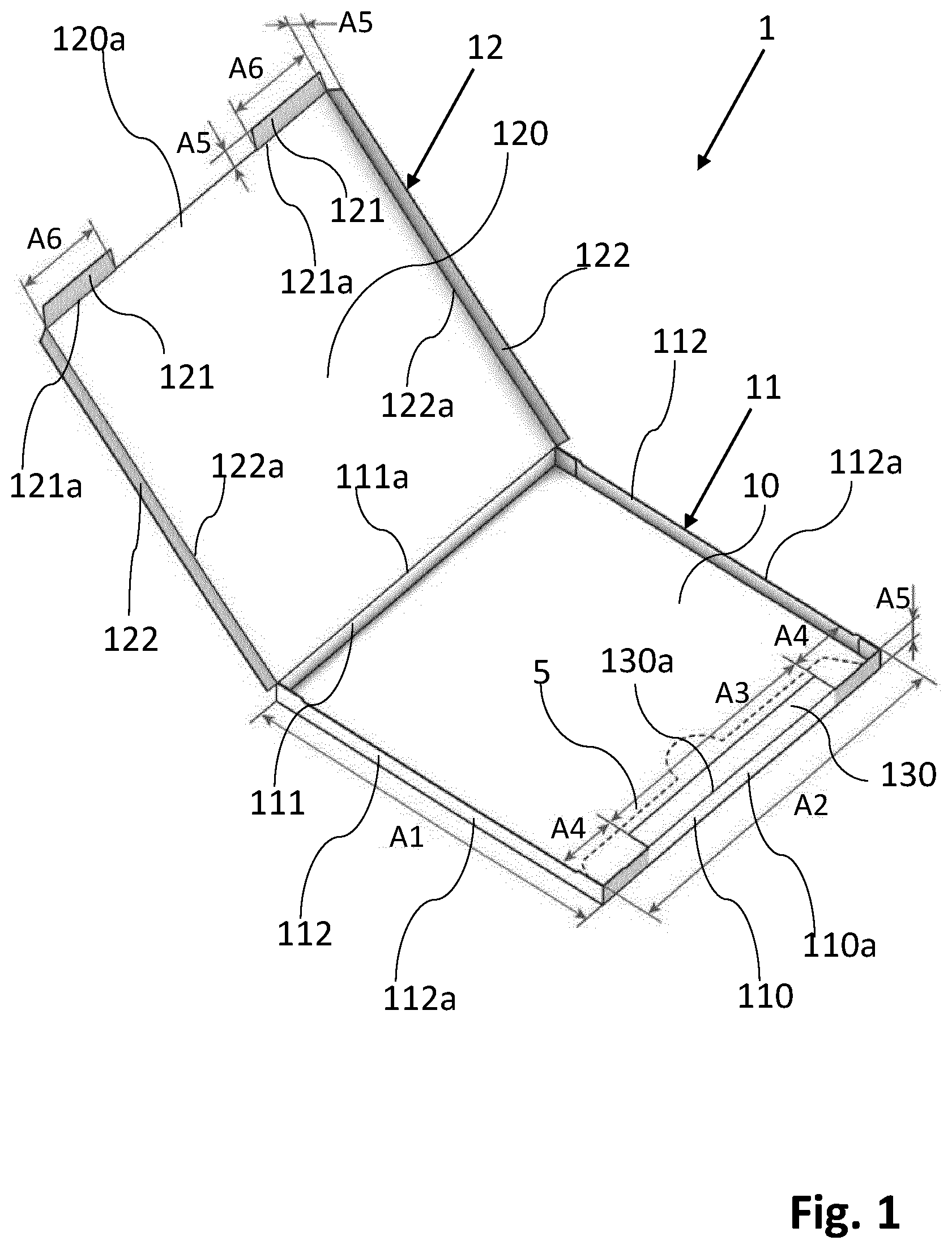 Patent US12599745 Figure 1 – Hinged lid folding box for catheter systems