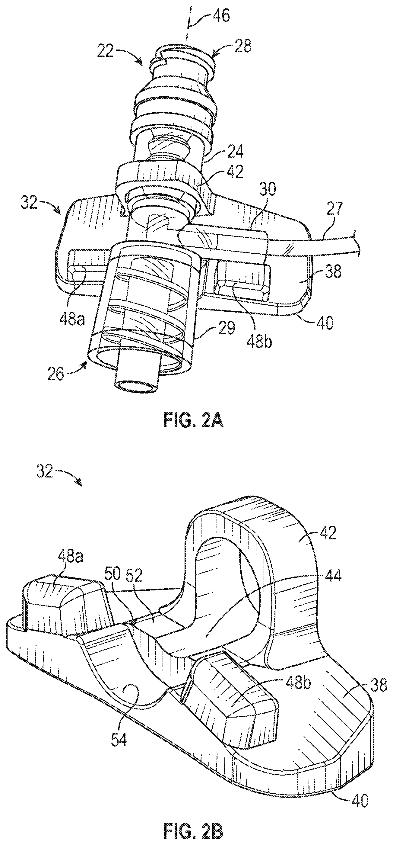 Patent US12599750 Figure 2 – Vascular access connector support device, systems, and methods