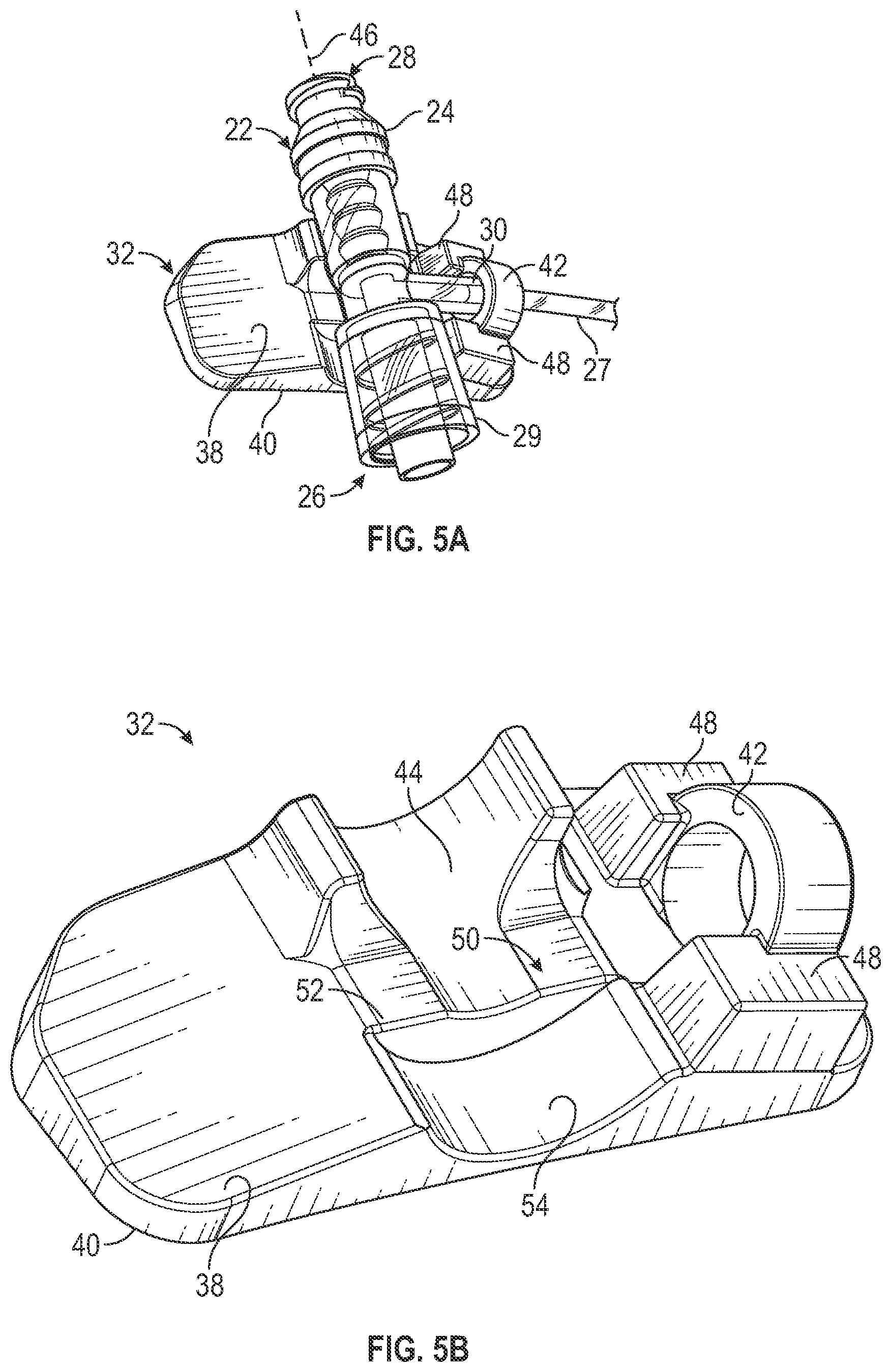 Patent US12599750 Figure 5 – Vascular access connector support device, systems, and methods