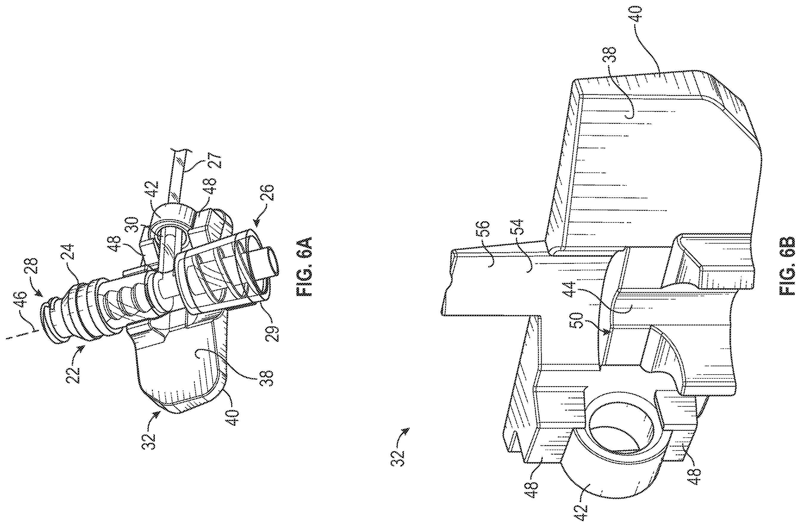 Patent US12599750 Figure 6 – Vascular access connector support device, systems, and methods