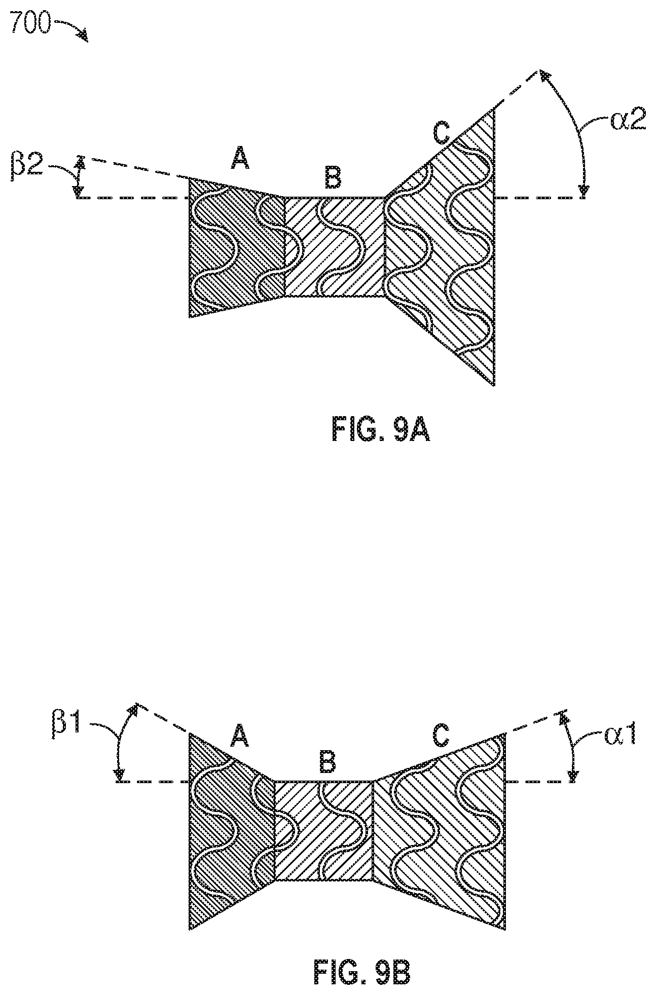 Patent US12599756 Figure 8 – Devices with dimensions that can be reduced and increased In Vivo