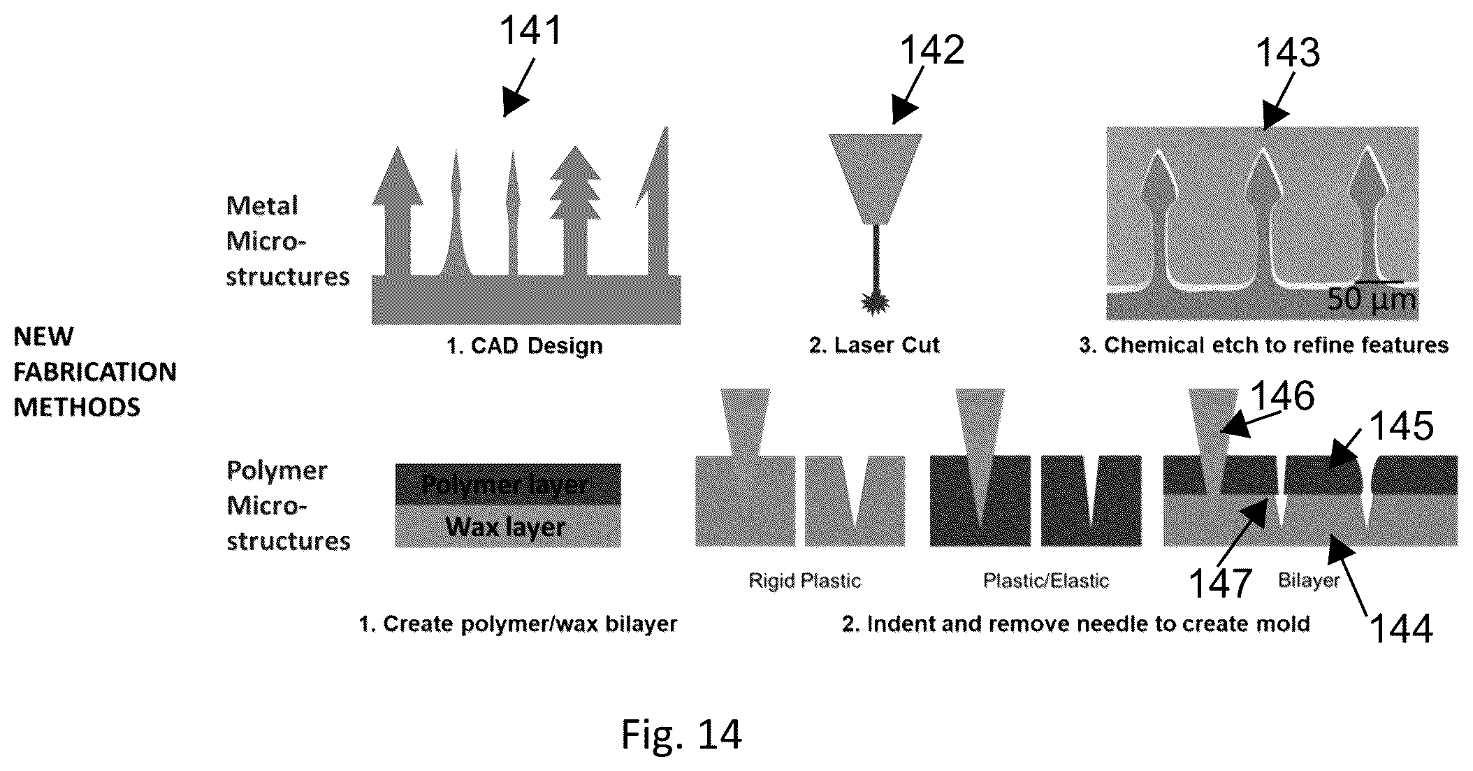 Patent US12599757 Figure 10 – Fabrication method for complex, re-entrant 3D microscale structures
