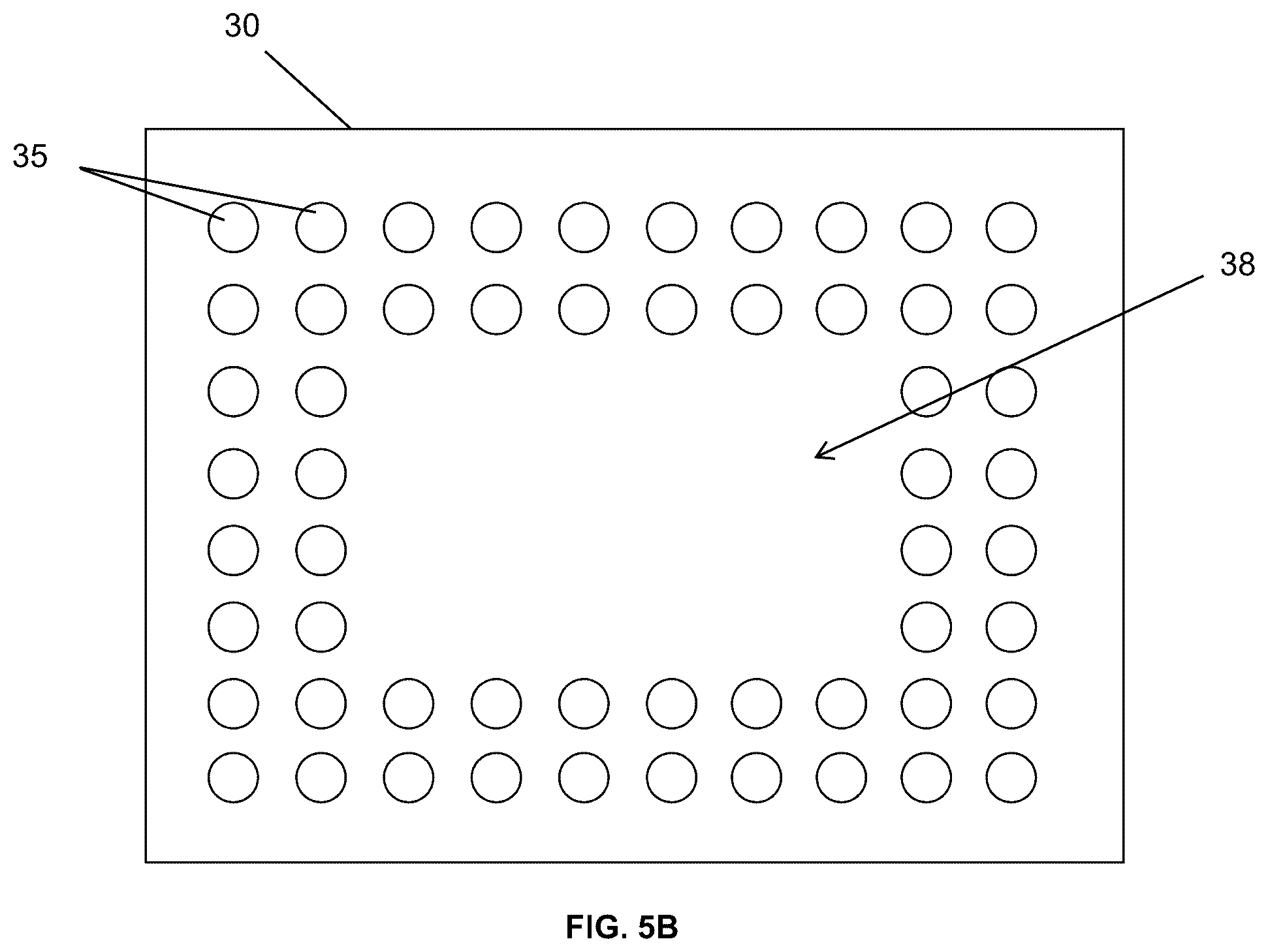 Patent US12599760 Figure 5 – Electrode assembly having perforated anisotropic layer, and systems and methods of applying tumor-treating fields using same