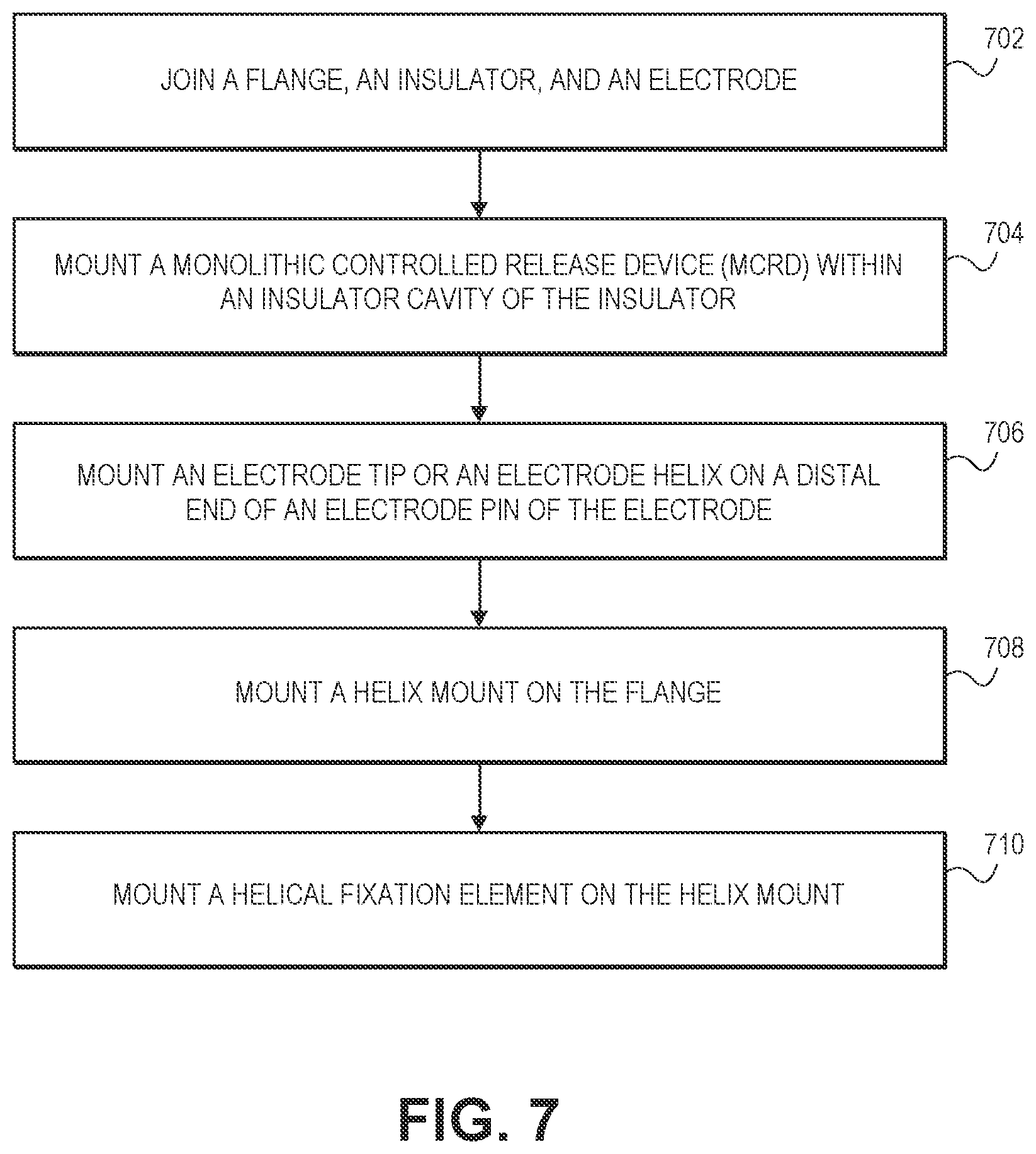 Patent US12599764 Figure 7 – Header assembly having controlled therapeutic agent release