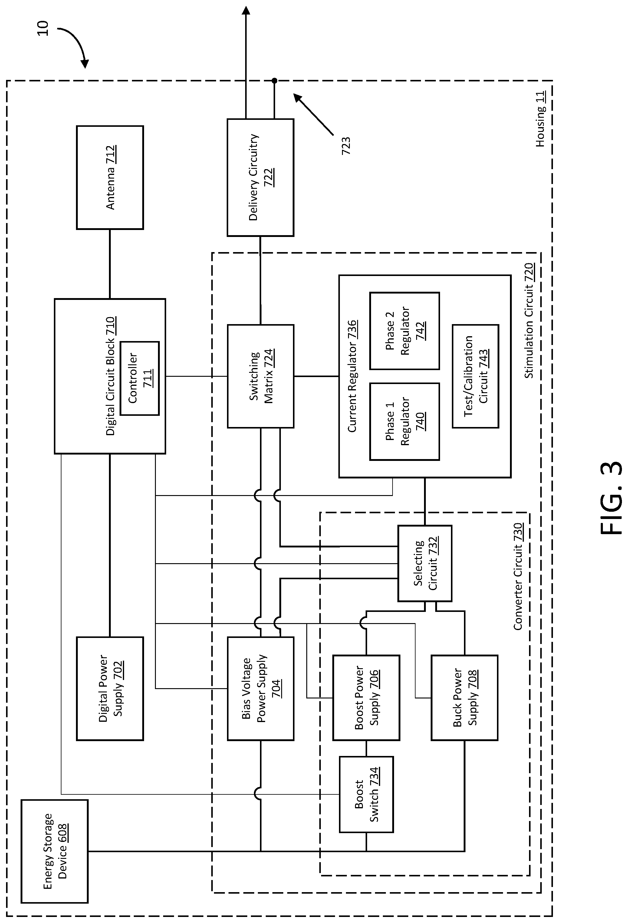 Patent US12599770 Figure 3 – Energy efficient electrical pulse generating device