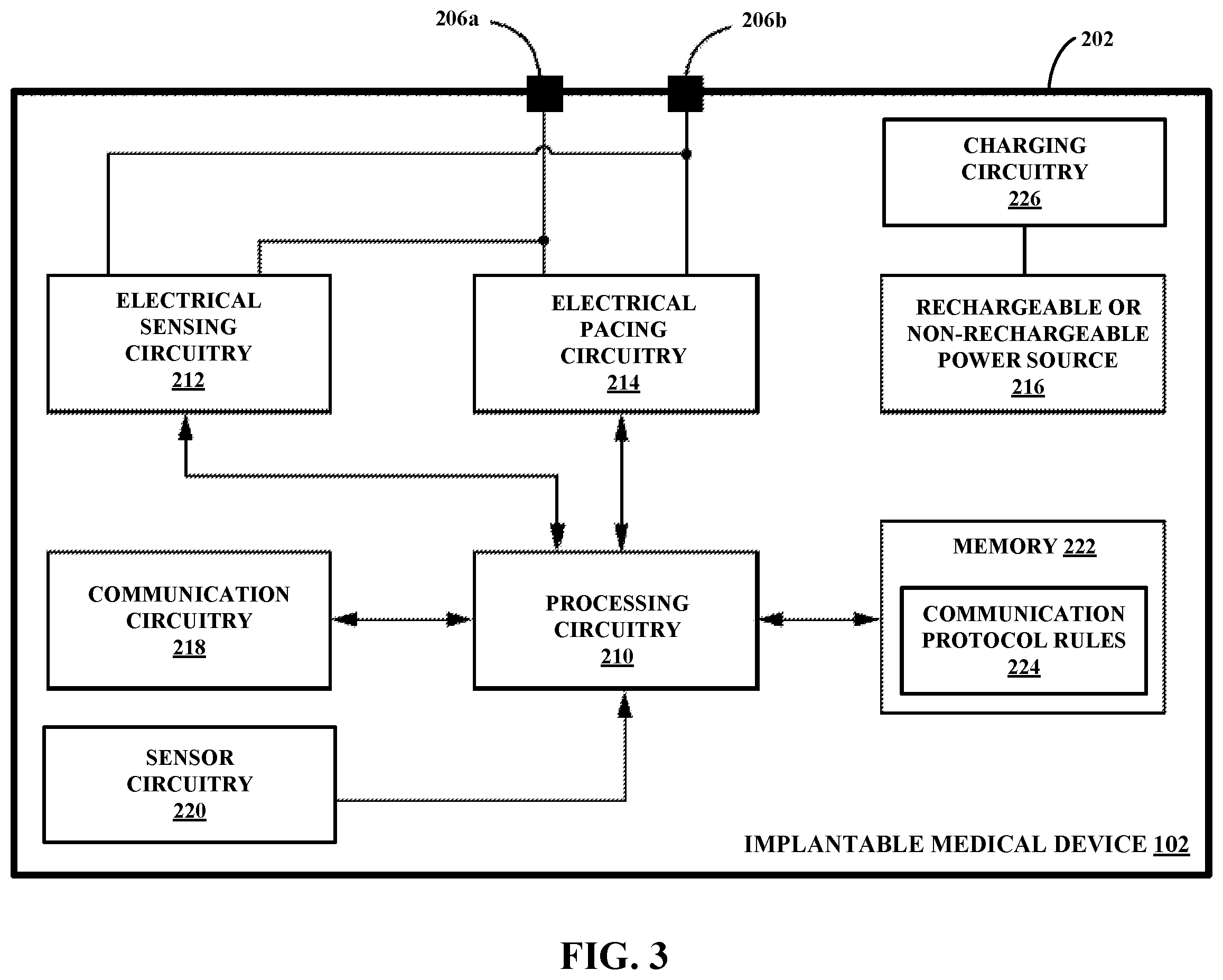 Patent US12599773 Figure 3 – Power management for implantable medical device systems