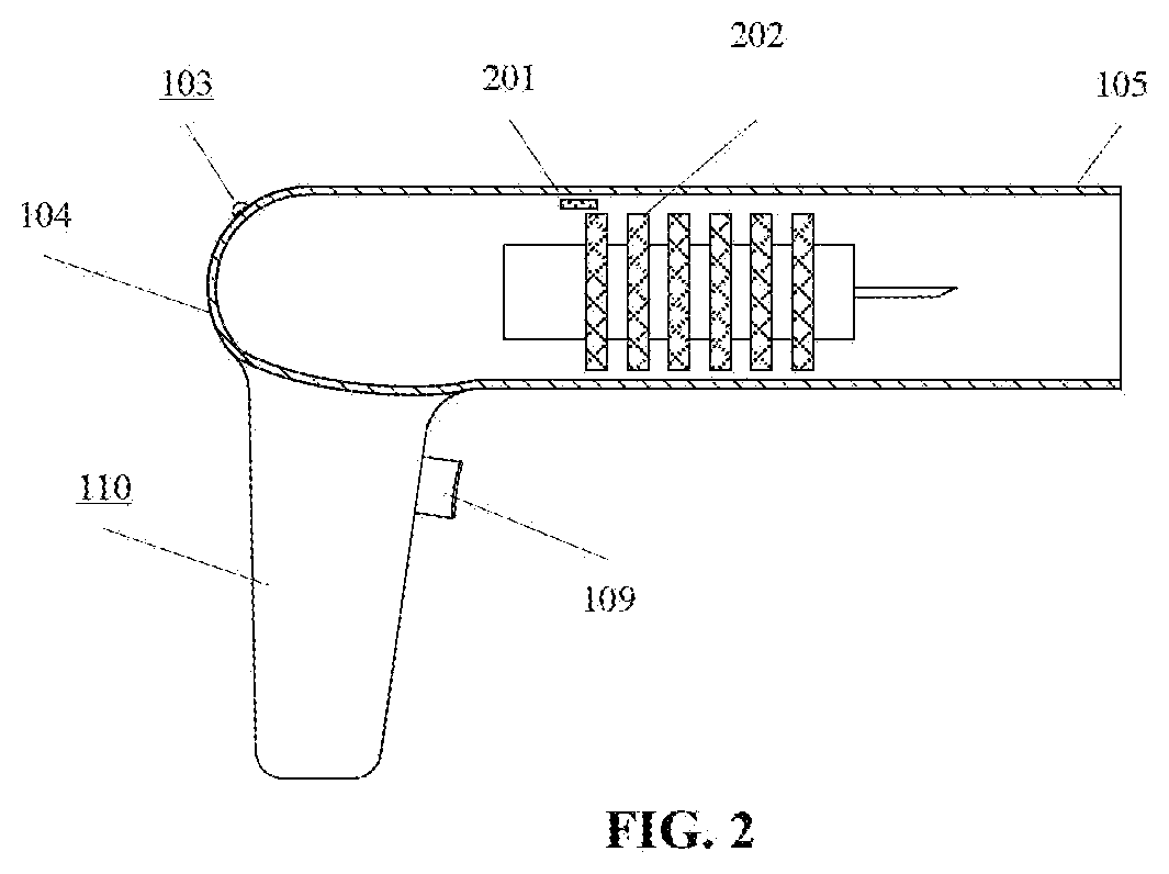 Patent US12599775 Figure 2 – Pulsed radio frequency therapy system, apparatus and method for using same