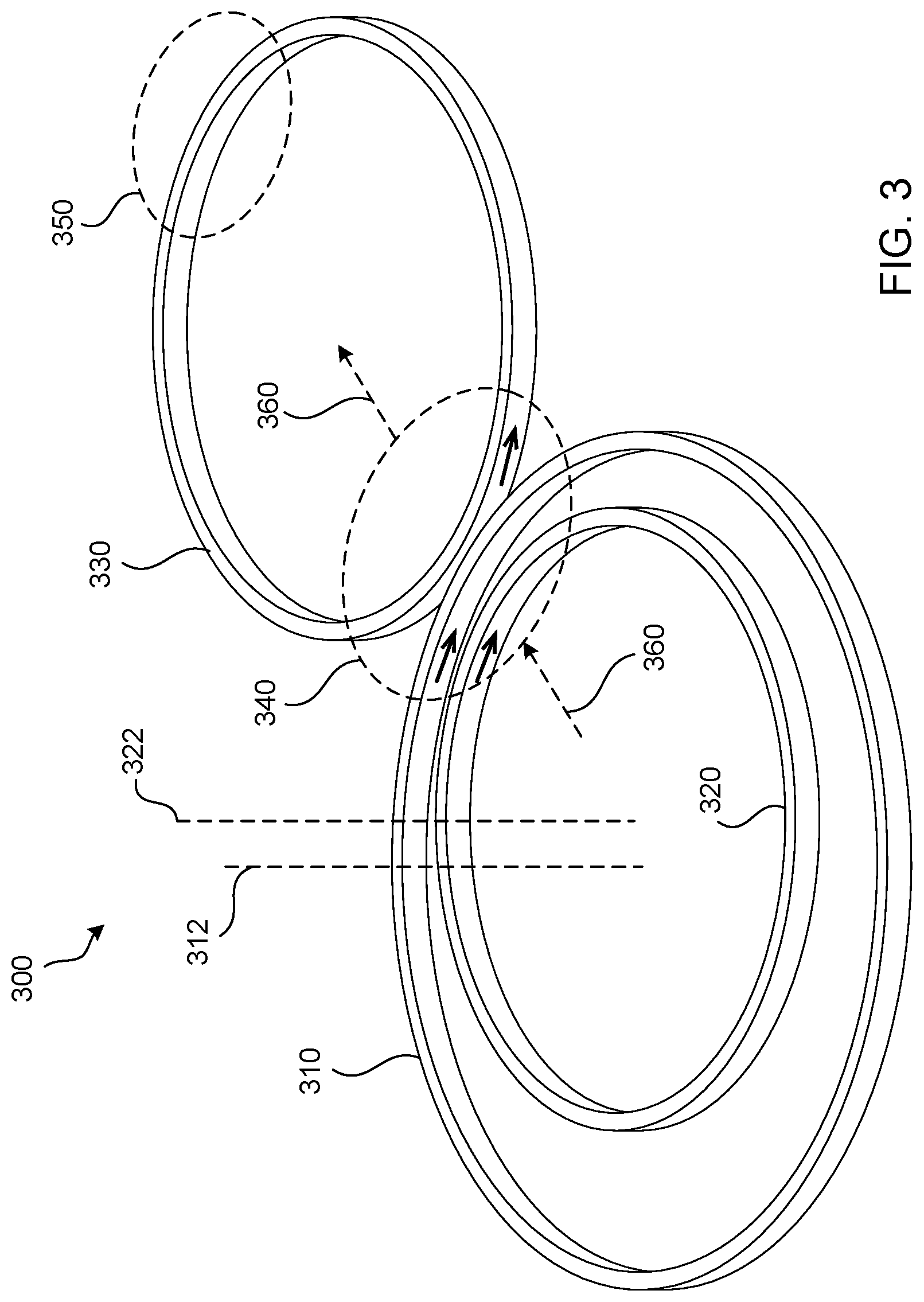 Patent US12599776 Figure 3 – Magnetic stimulation coils and ferromagnetic components for treatment and diagnostic procedures