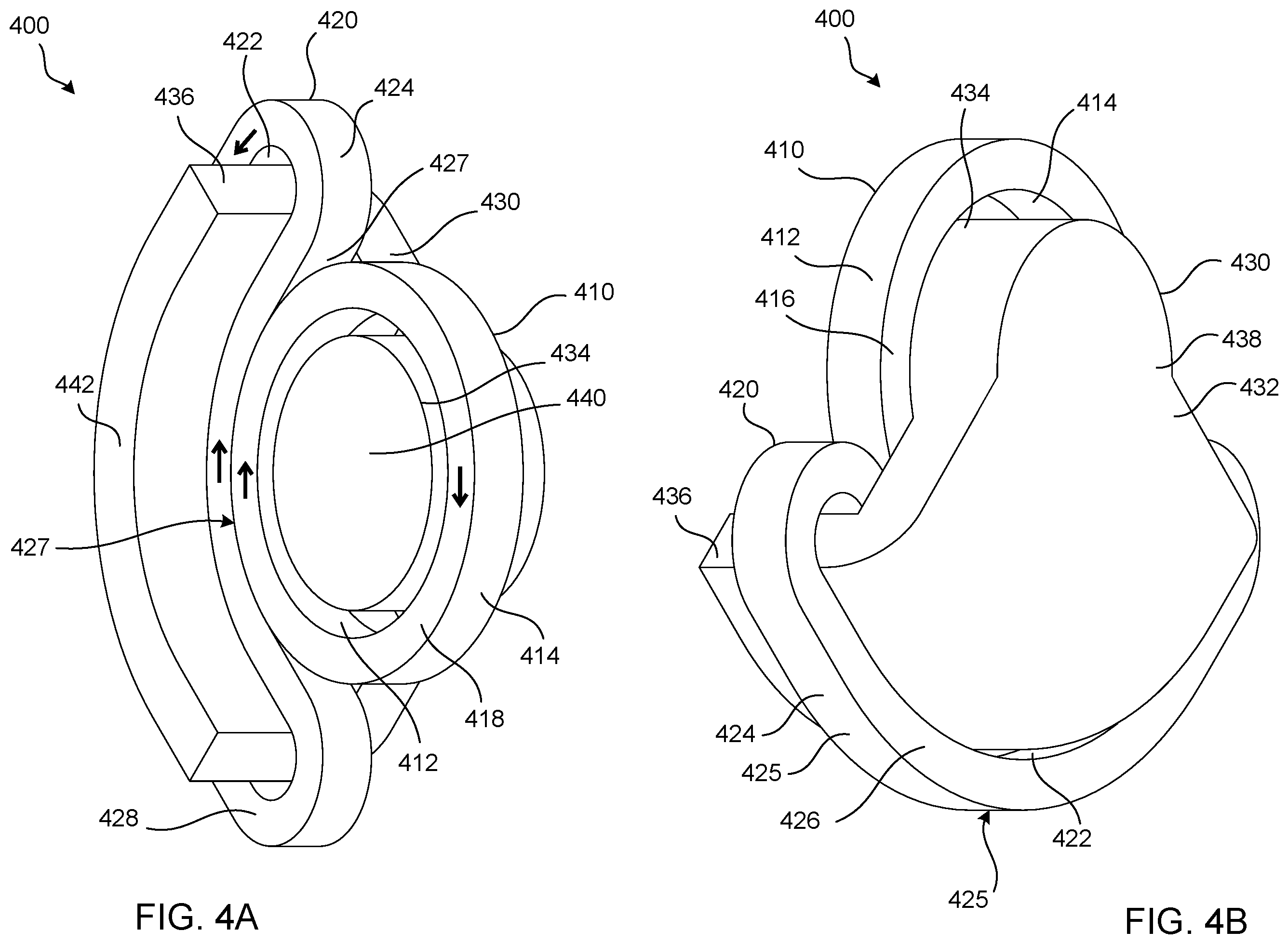 Patent US12599776 Figure 4 – Magnetic stimulation coils and ferromagnetic components for treatment and diagnostic procedures