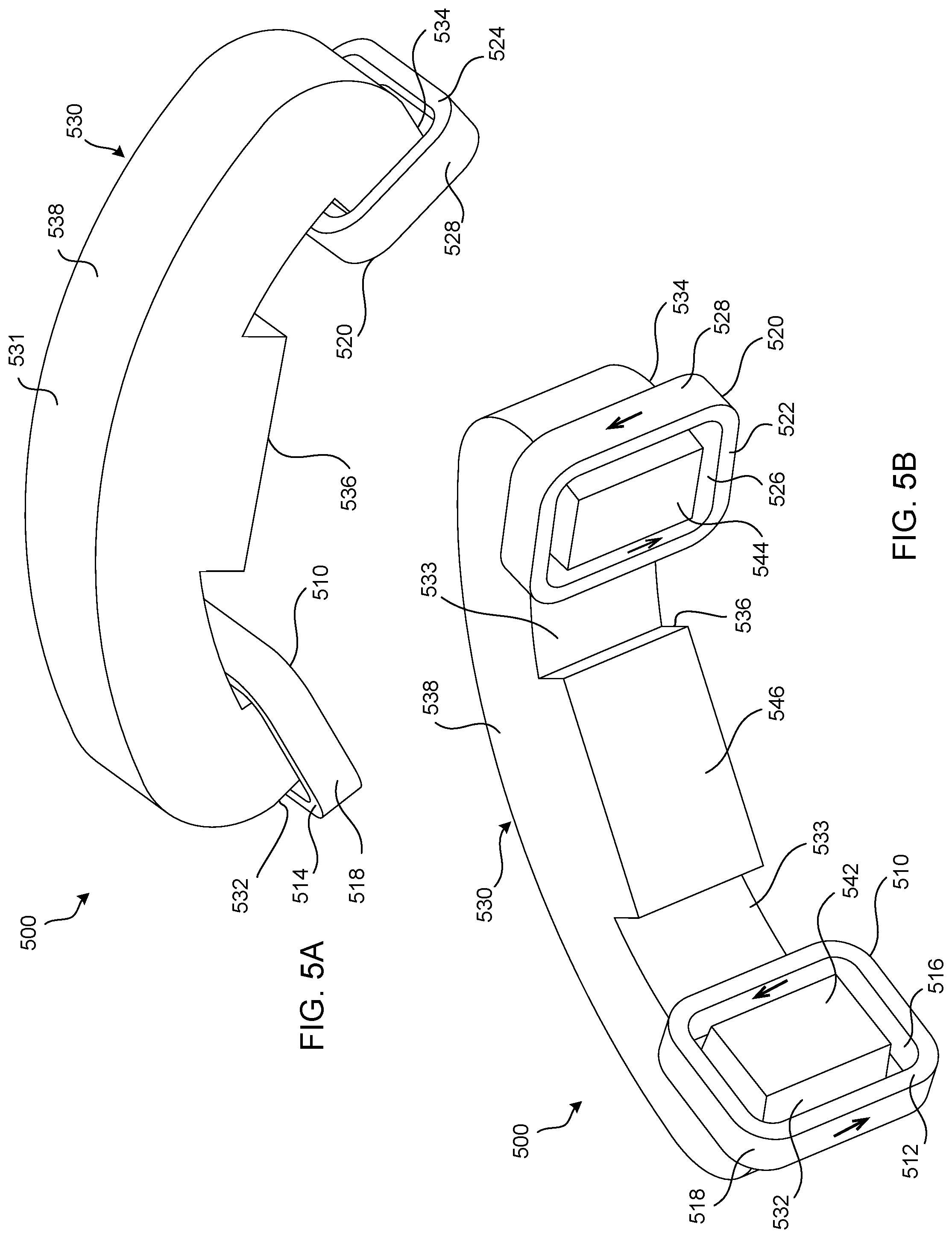 Patent US12599776 Figure 5 – Magnetic stimulation coils and ferromagnetic components for treatment and diagnostic procedures