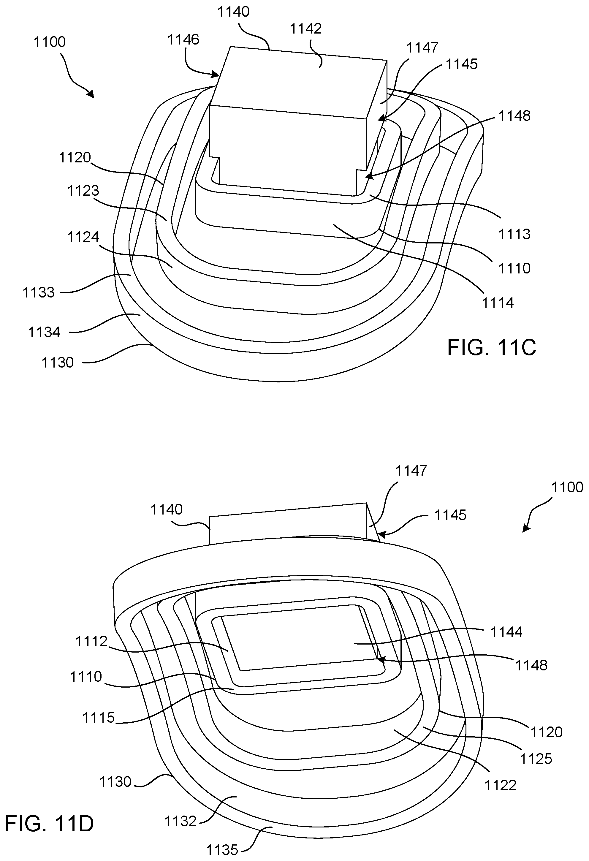 Patent US12599776 Figure 14 – Magnetic stimulation coils and ferromagnetic components for treatment and diagnostic procedures