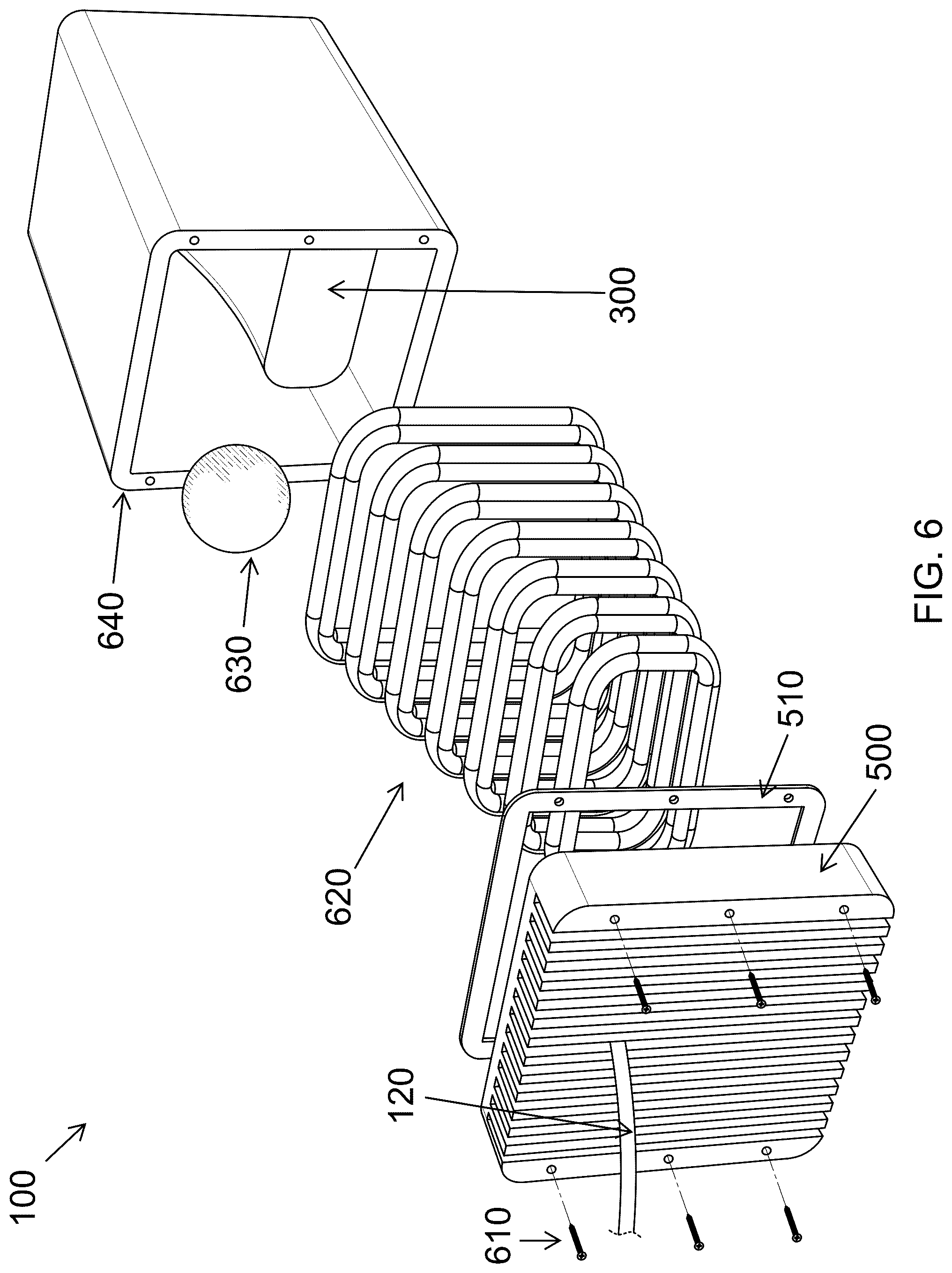 Patent US12599777 Figure 5 – Magnetic pulse therapy device (MPTD) high-power applicator for foot