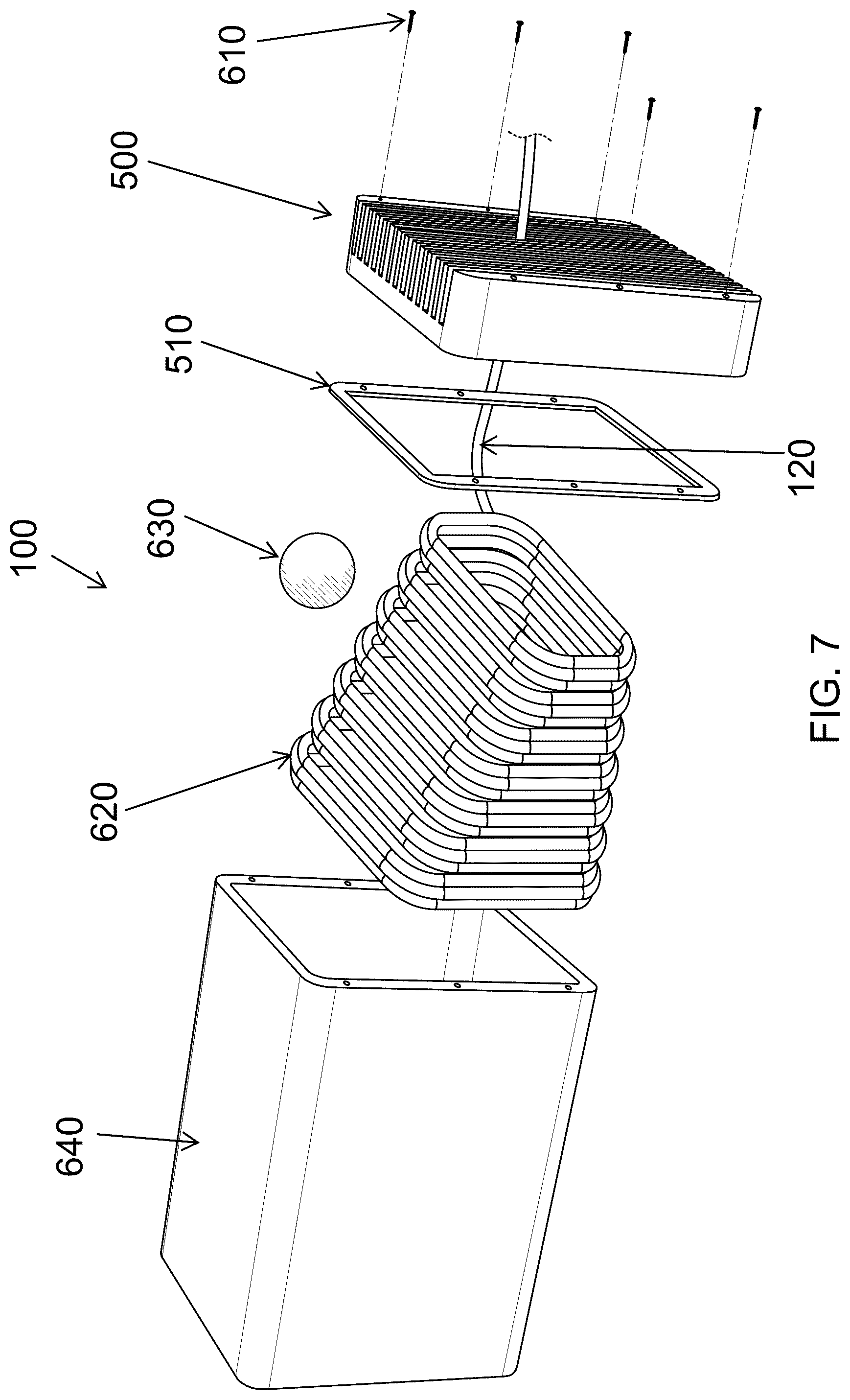 Patent US12599777 Figure 6 – Magnetic pulse therapy device (MPTD) high-power applicator for foot
